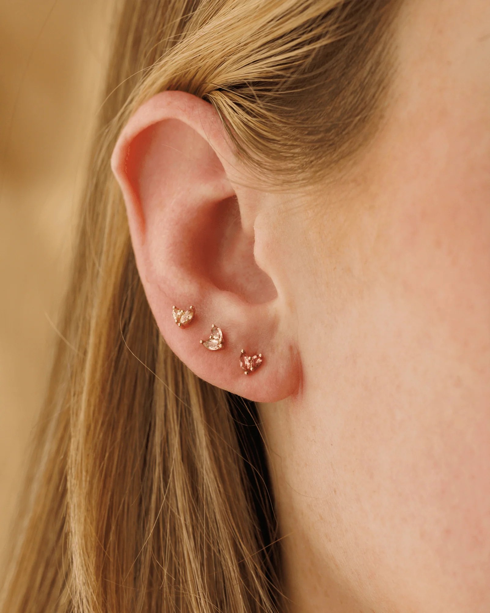 Aura Birthstone Duo Studs - Image 3