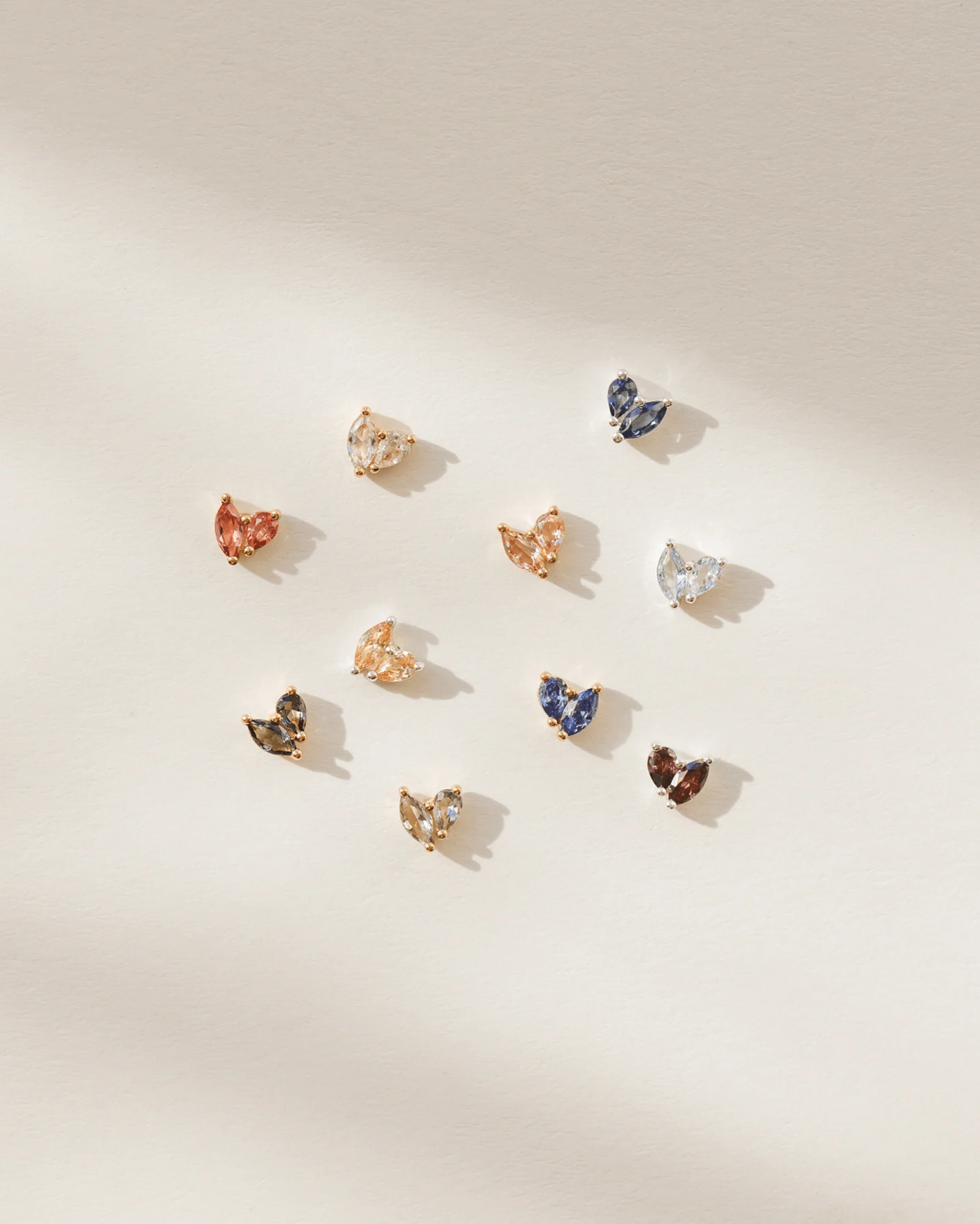 Aura Birthstone Duo Studs - Image 9