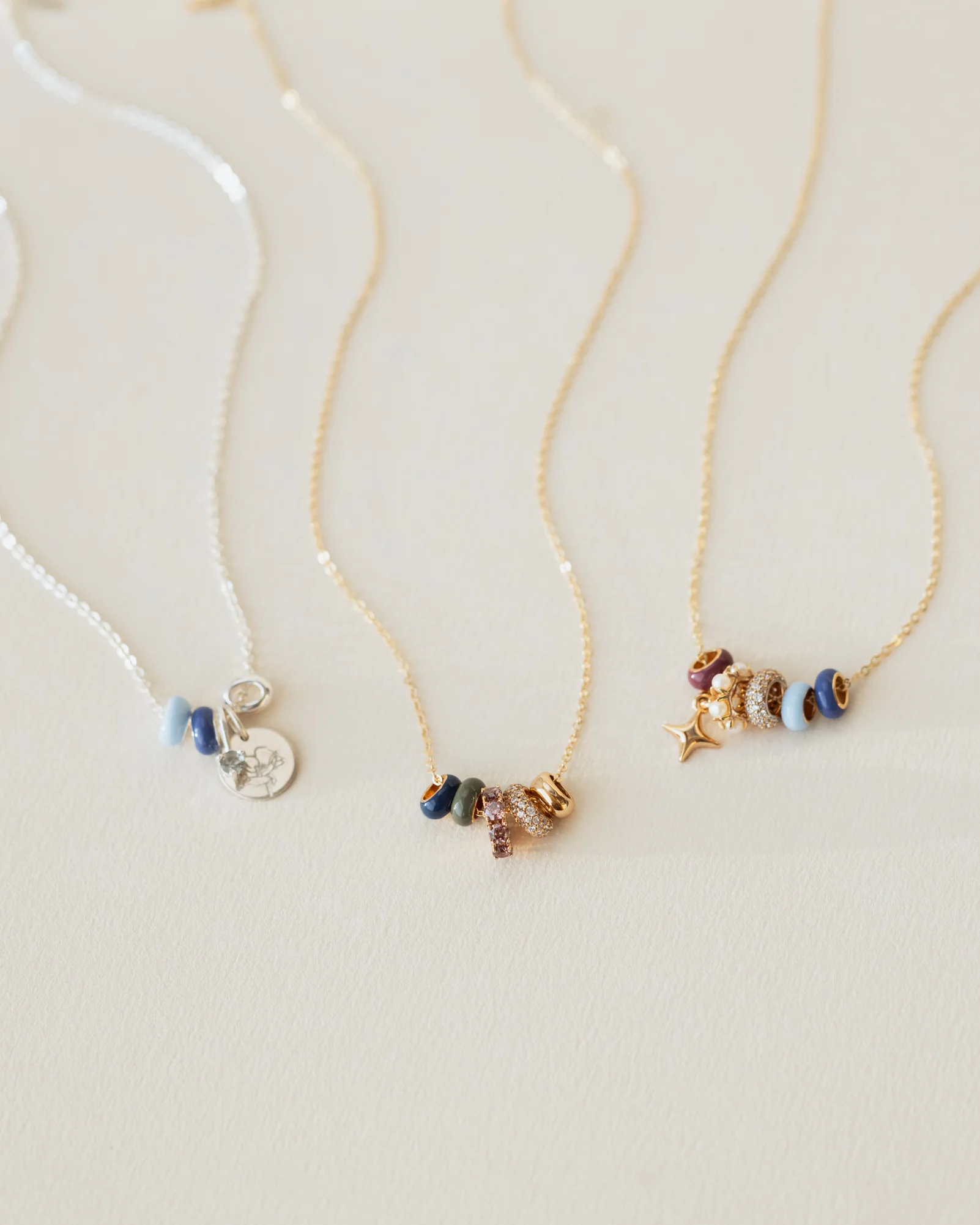 Aura Enamel Bead Necklace - Image 3