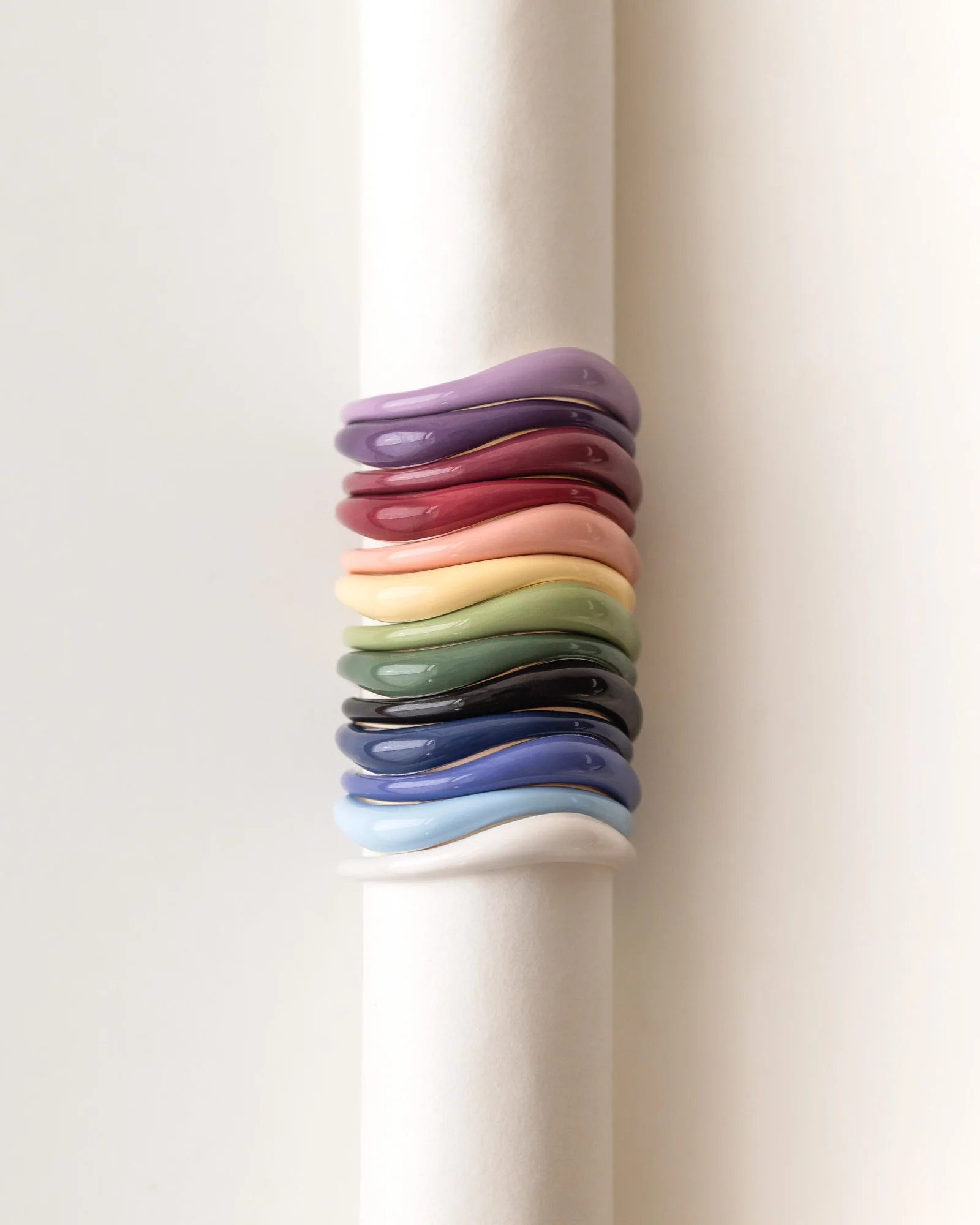 Aura Enamel Flow Ring