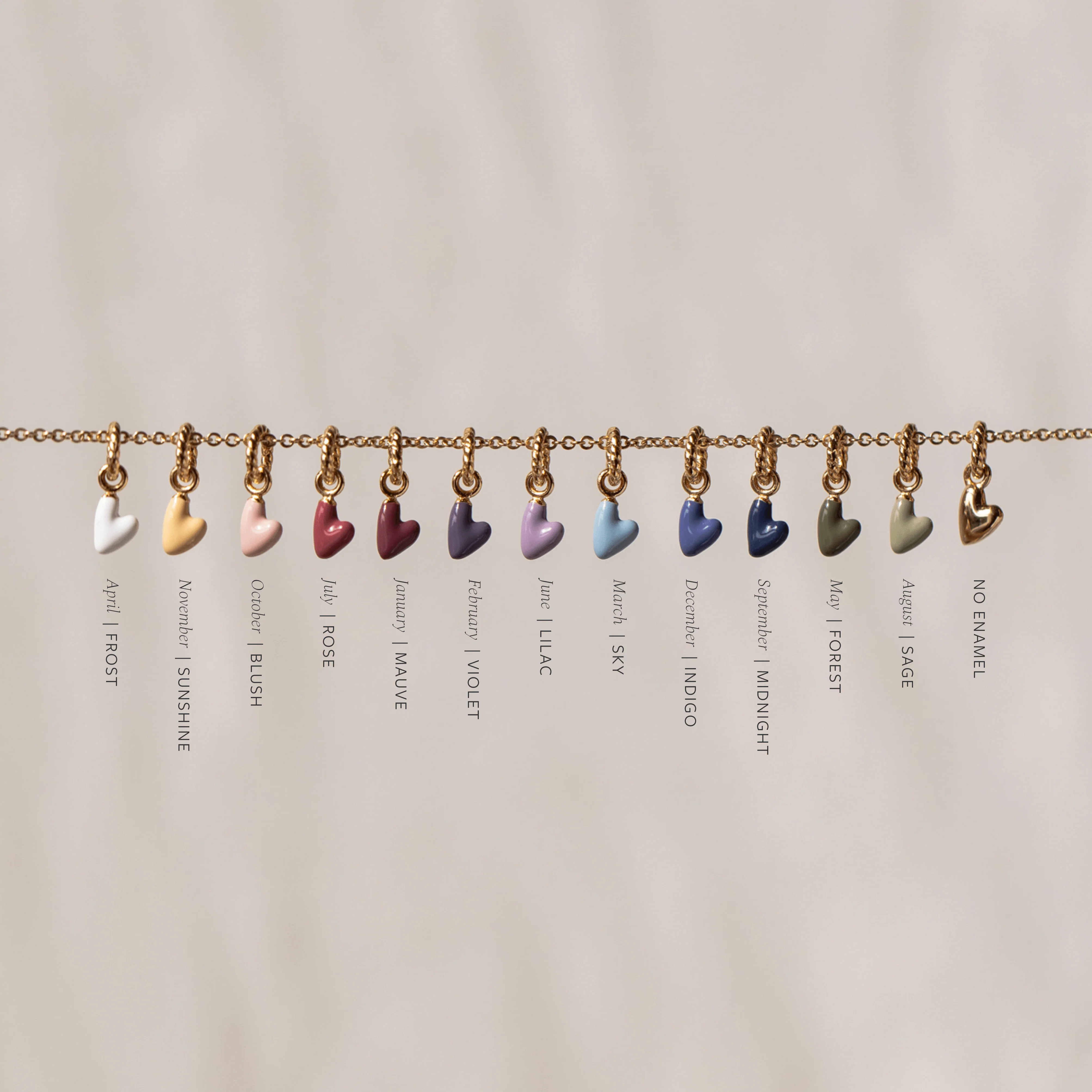 Aura Enamel Heart Charm - Image 4