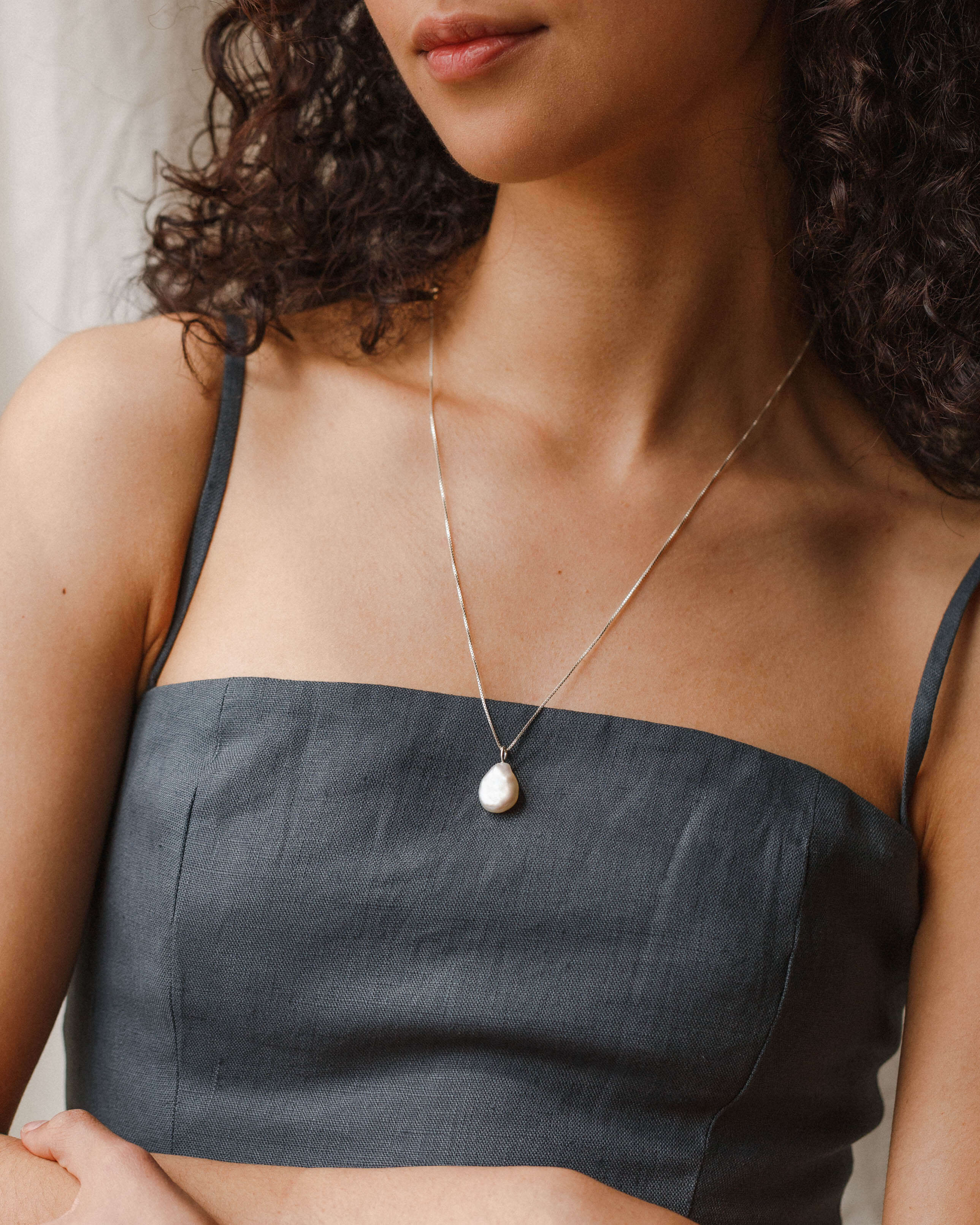 Baroque Pearl Necklace - Image 2