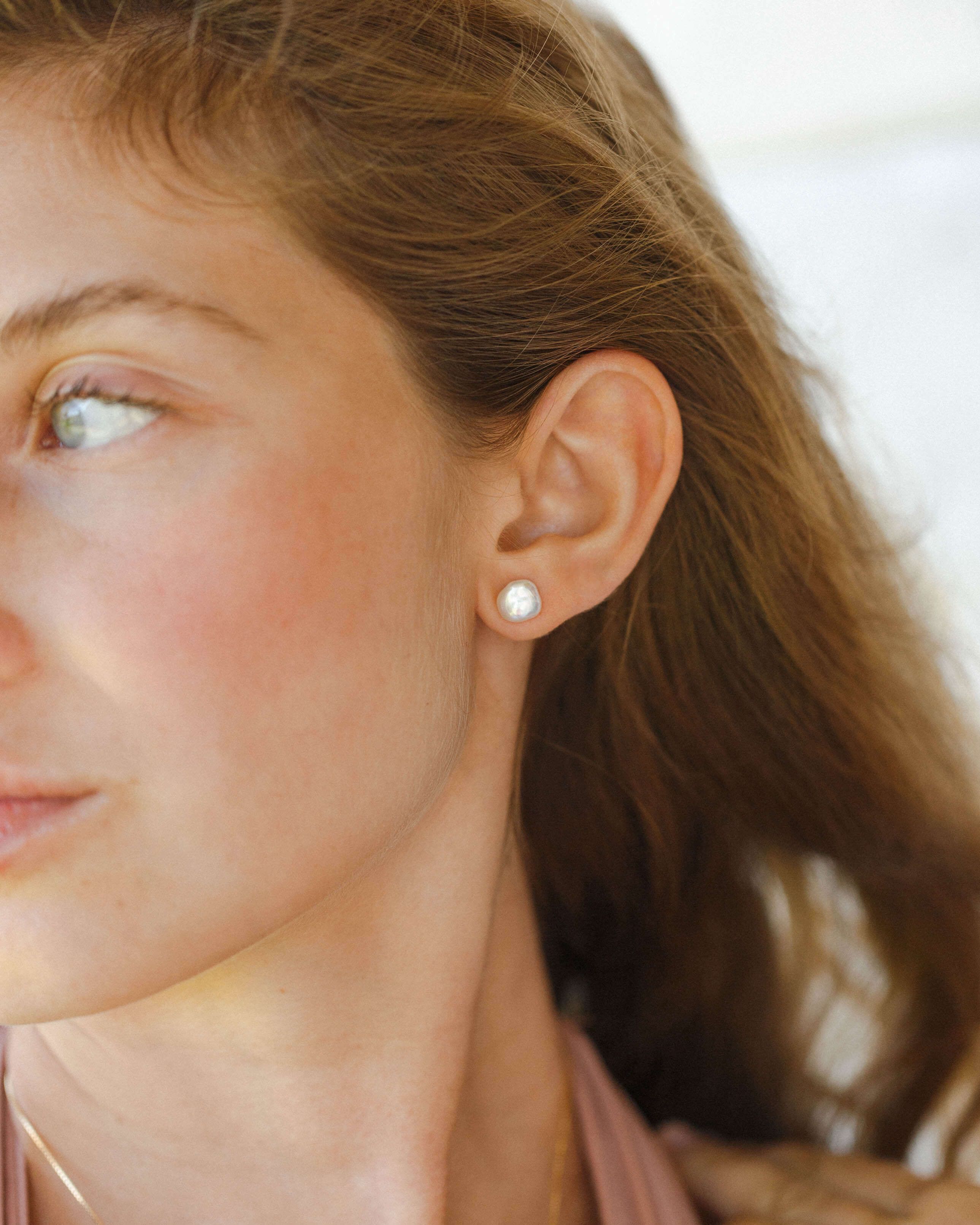 Baroque Pearl Studs - Image 8