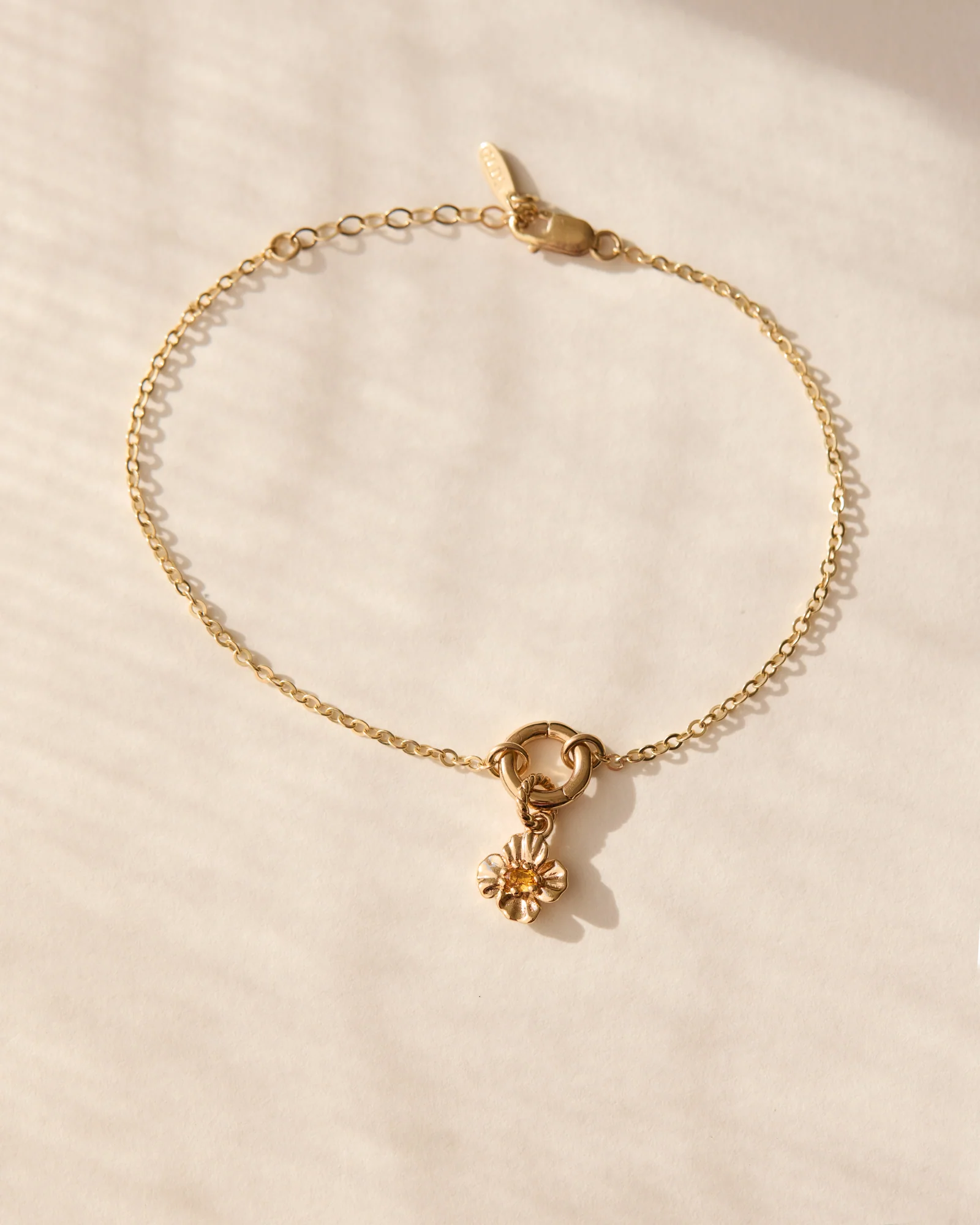California Poppy Charm Bracelet - Image 6