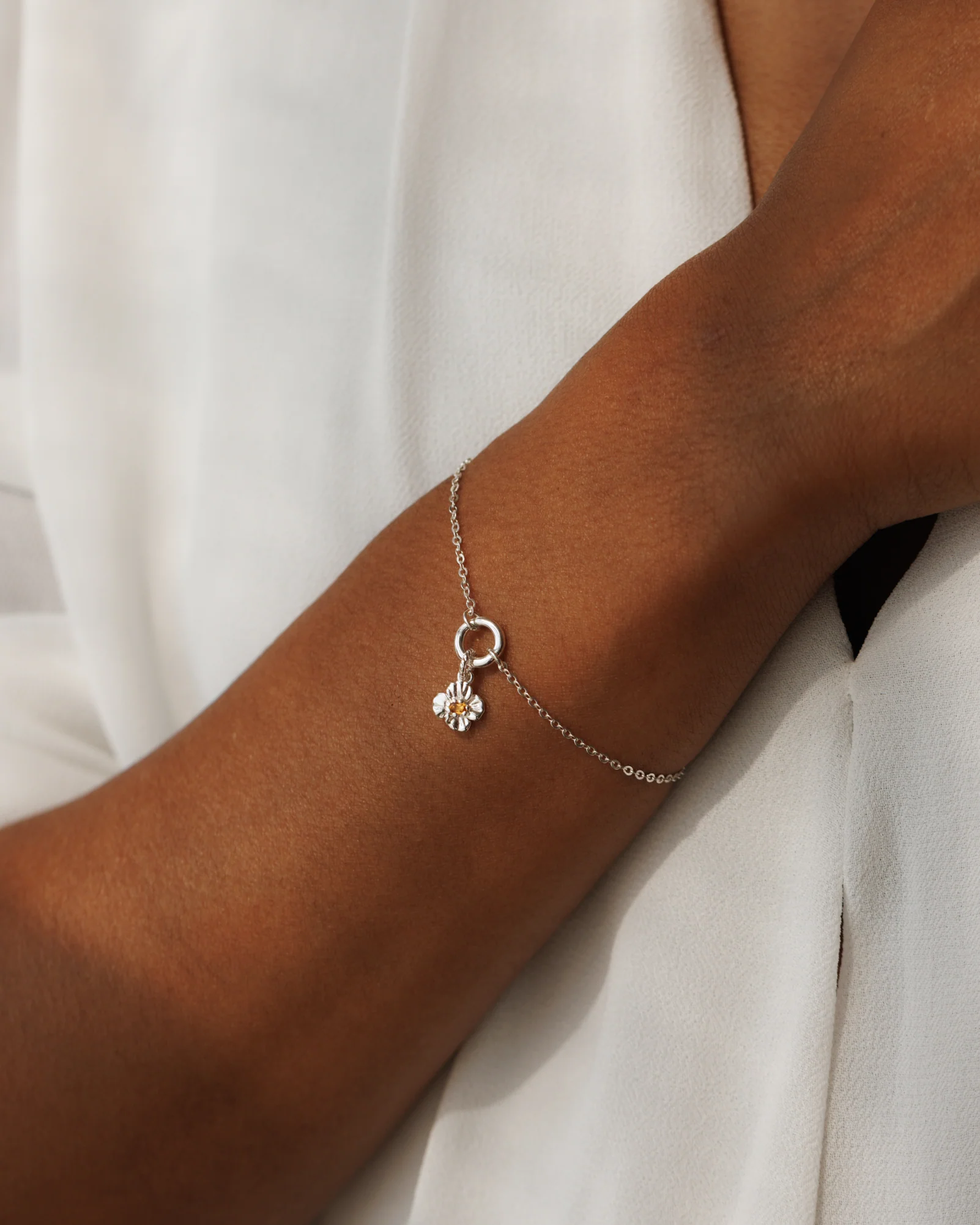 Charm Holder Dainty Bracelet - Image 2