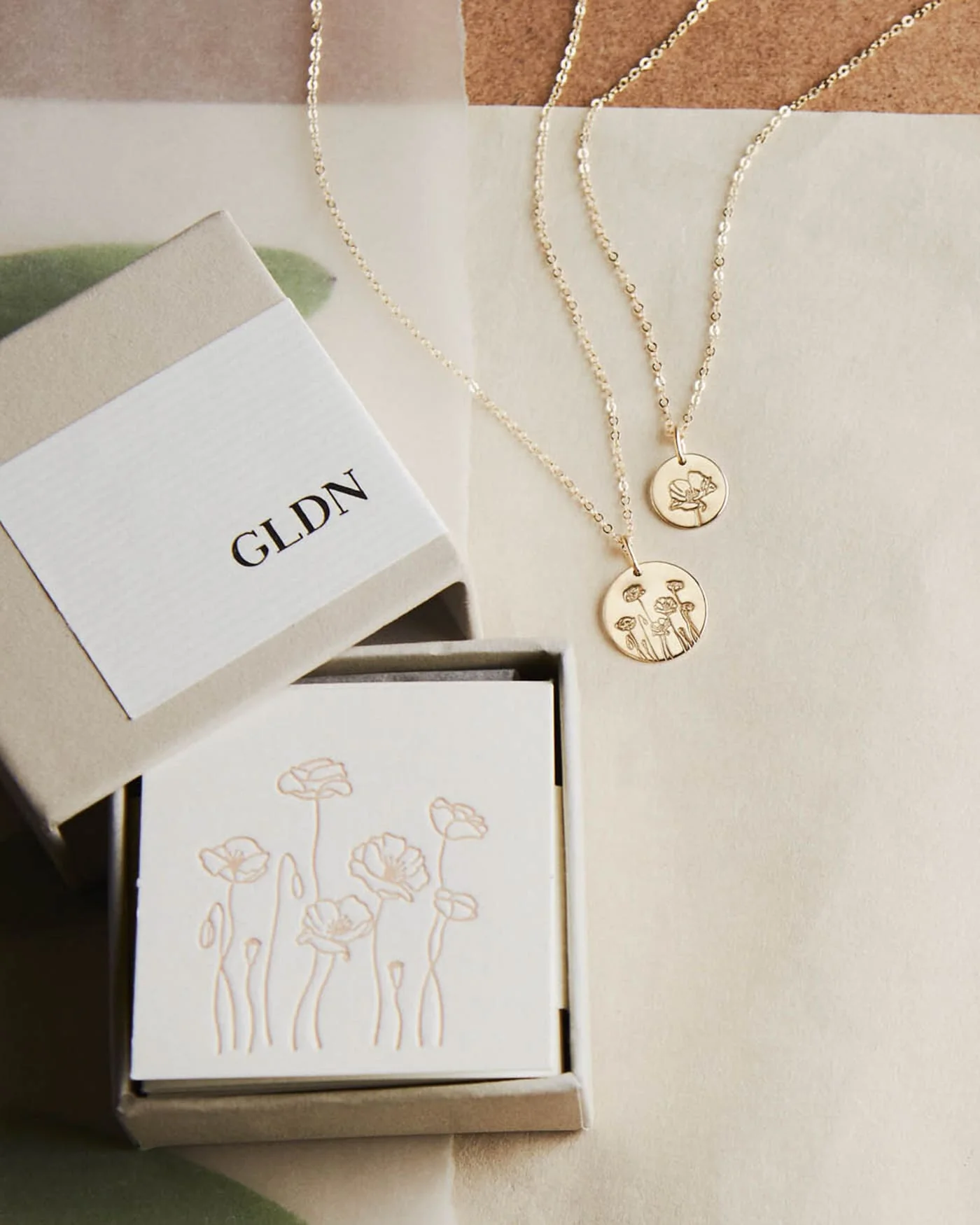 Flora Necklace - 14k Solid Gold - Image 4