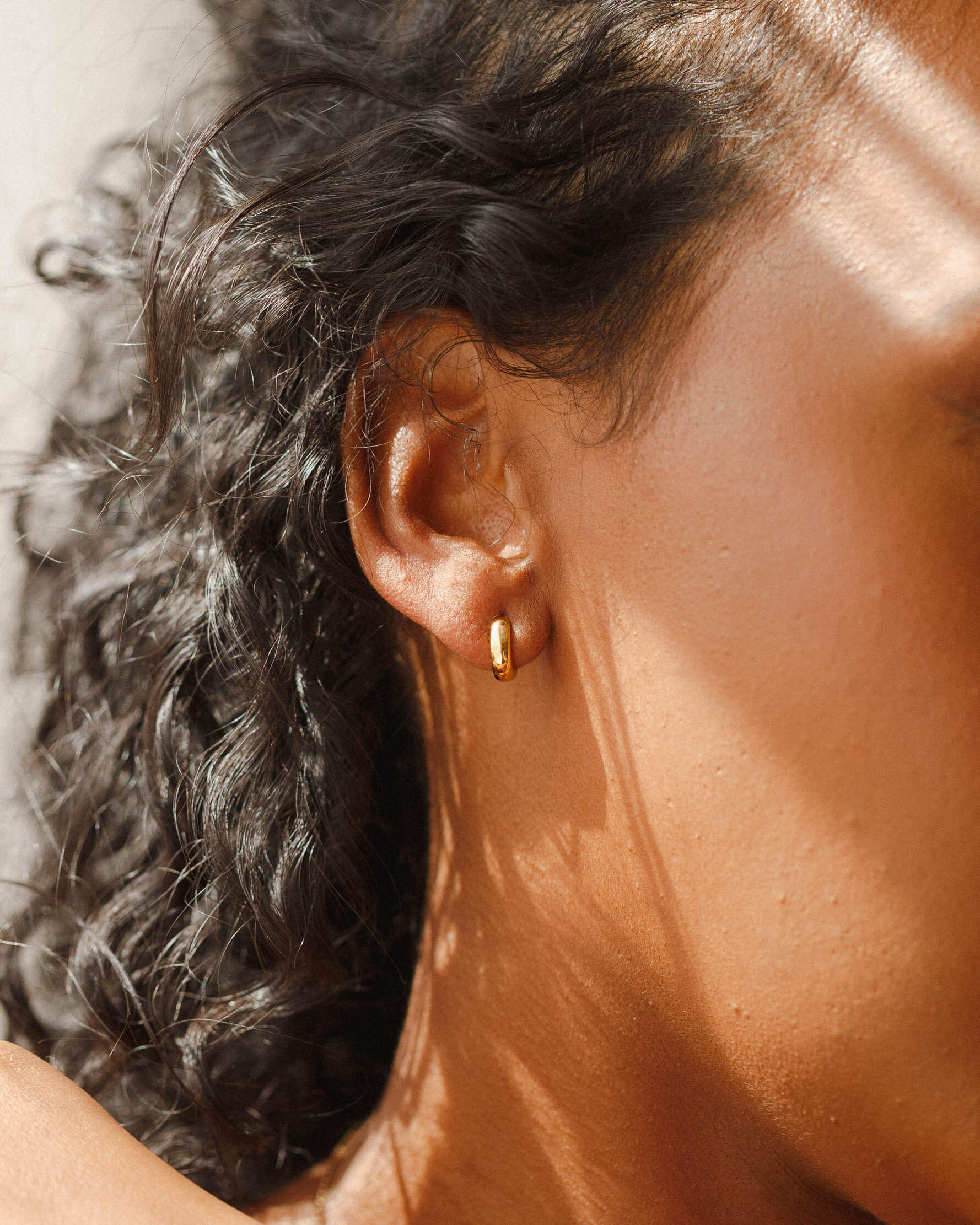 Domed Huggie Hoops - Image 6