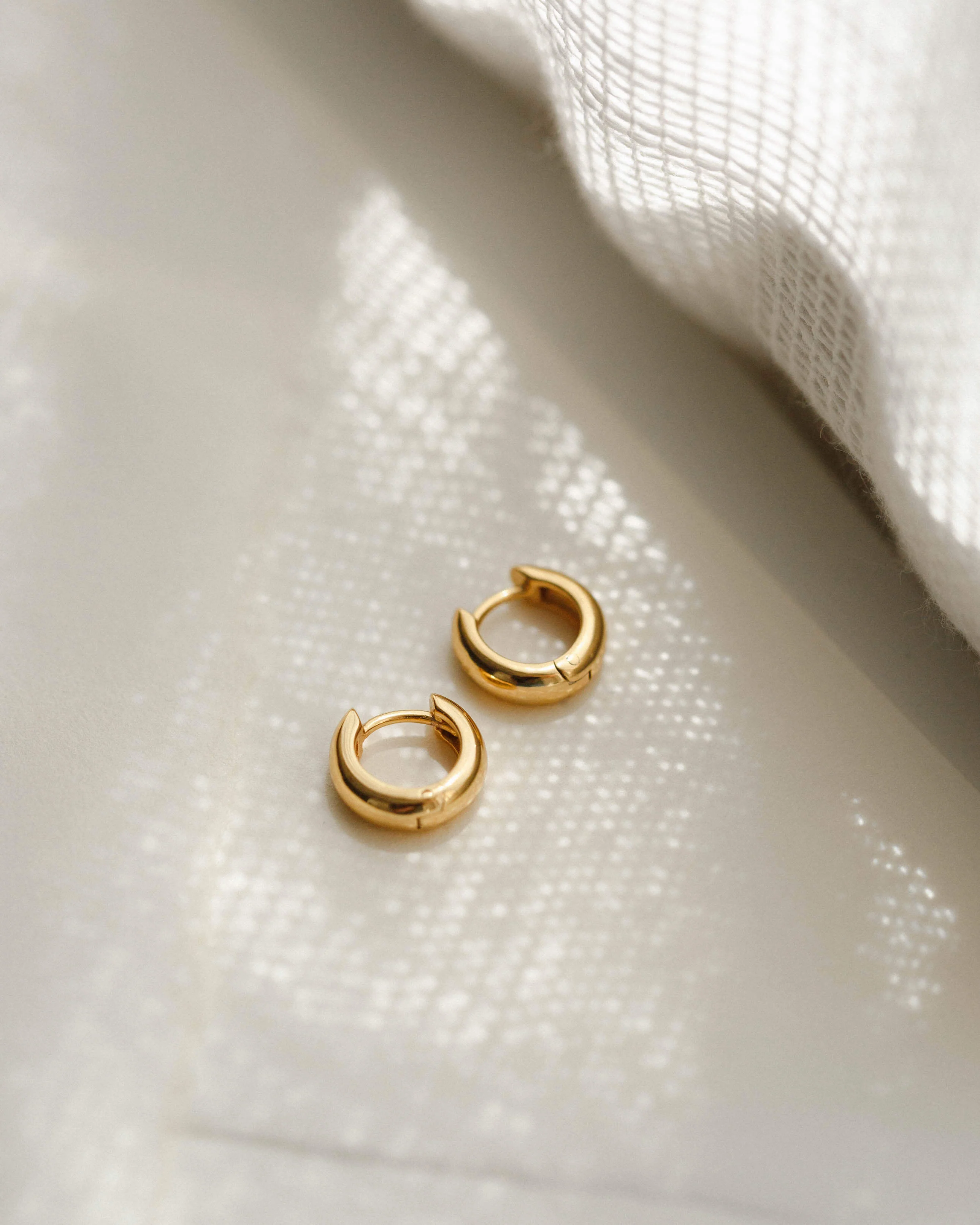 Domed Huggie Hoops - Image 7