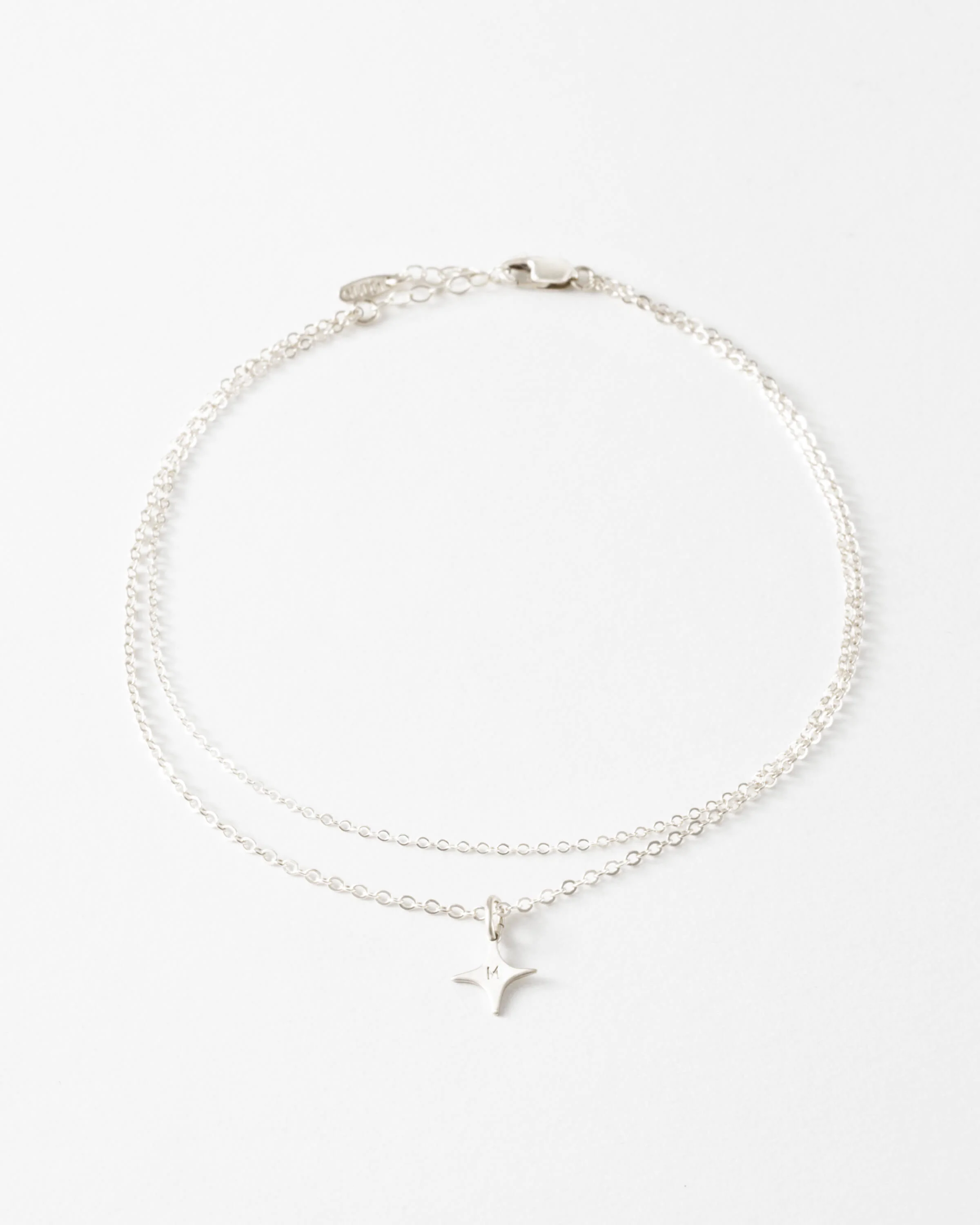 Double Cable Chain Anklet - Image 8