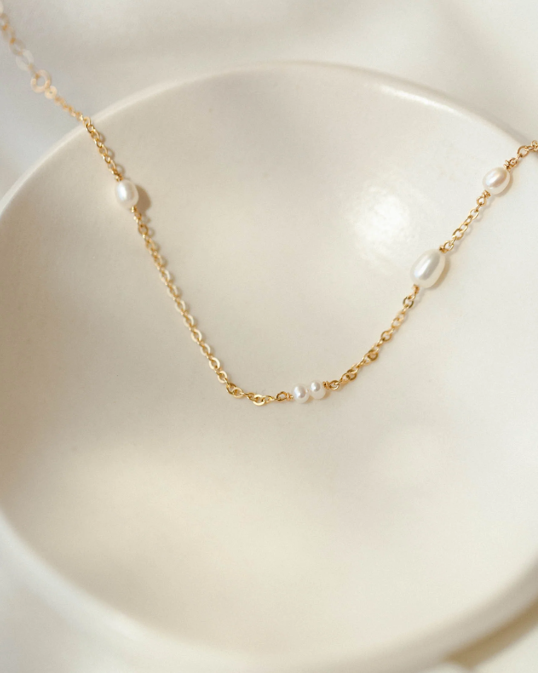 Floating Pearl Necklace - Image 4