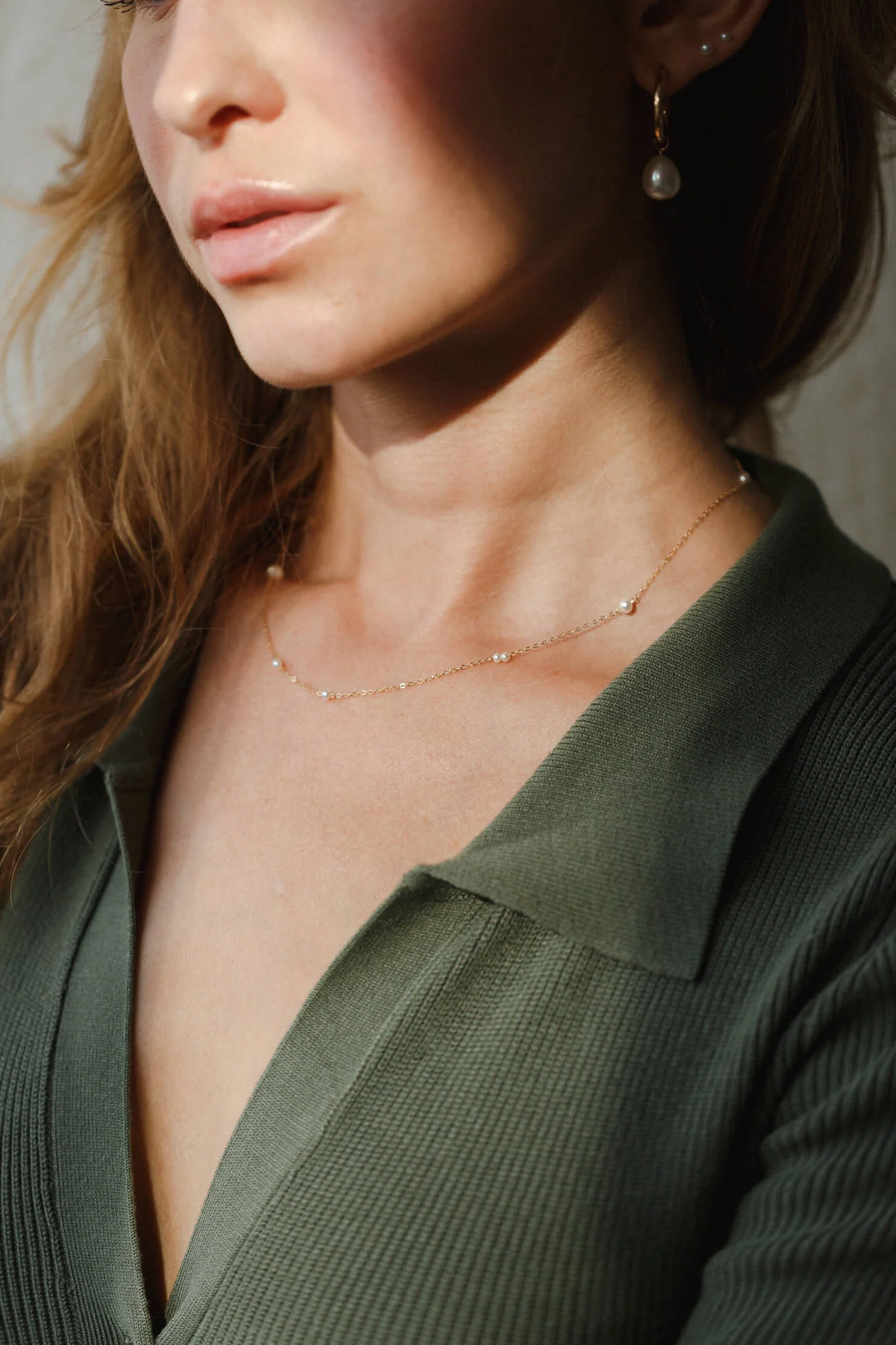 Floating Pearl Necklace - Image 7