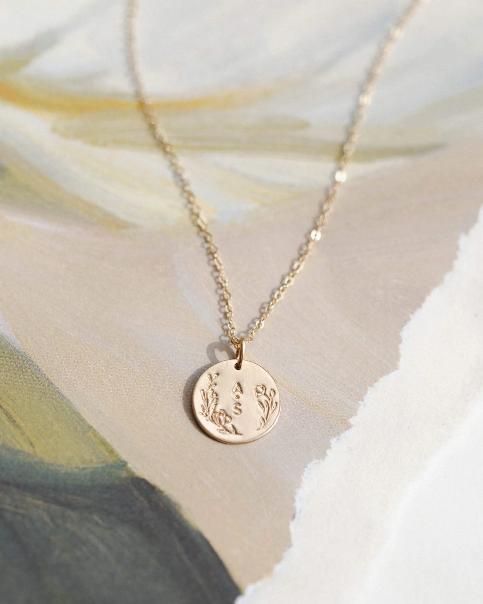 Floral Frame Necklace - Image 5