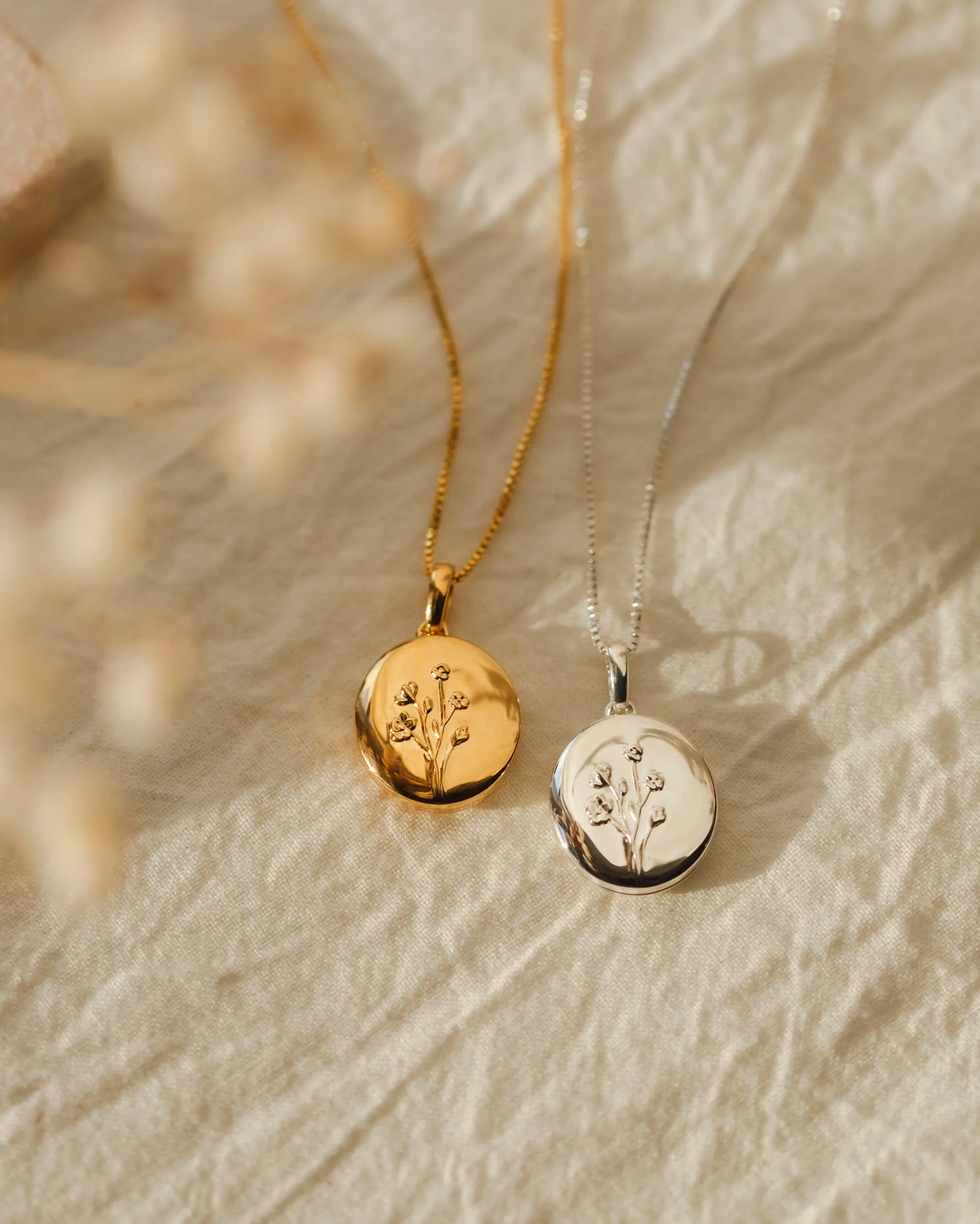 Floral Locket Necklace - Image 13