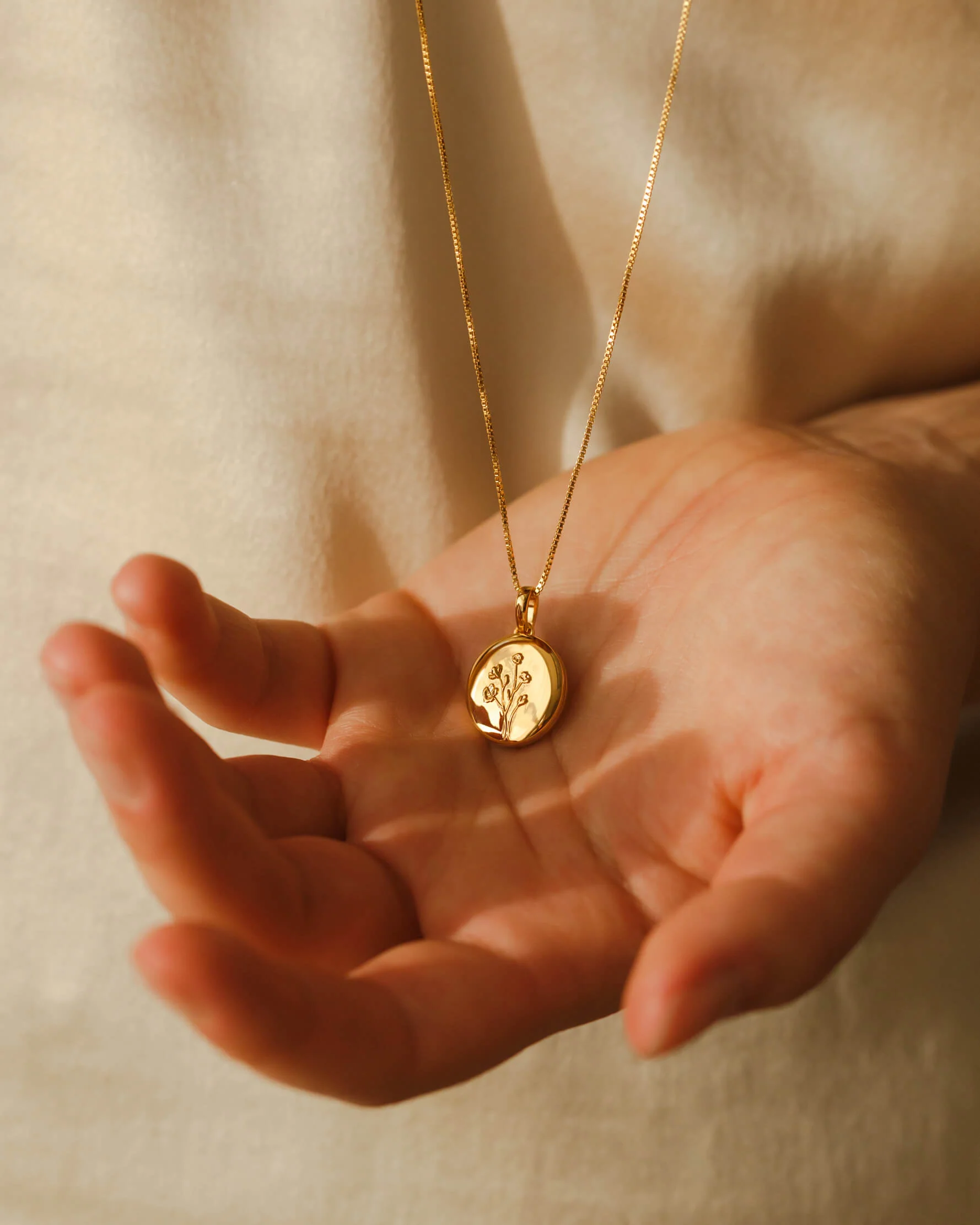 Floral Locket Necklace - Image 8
