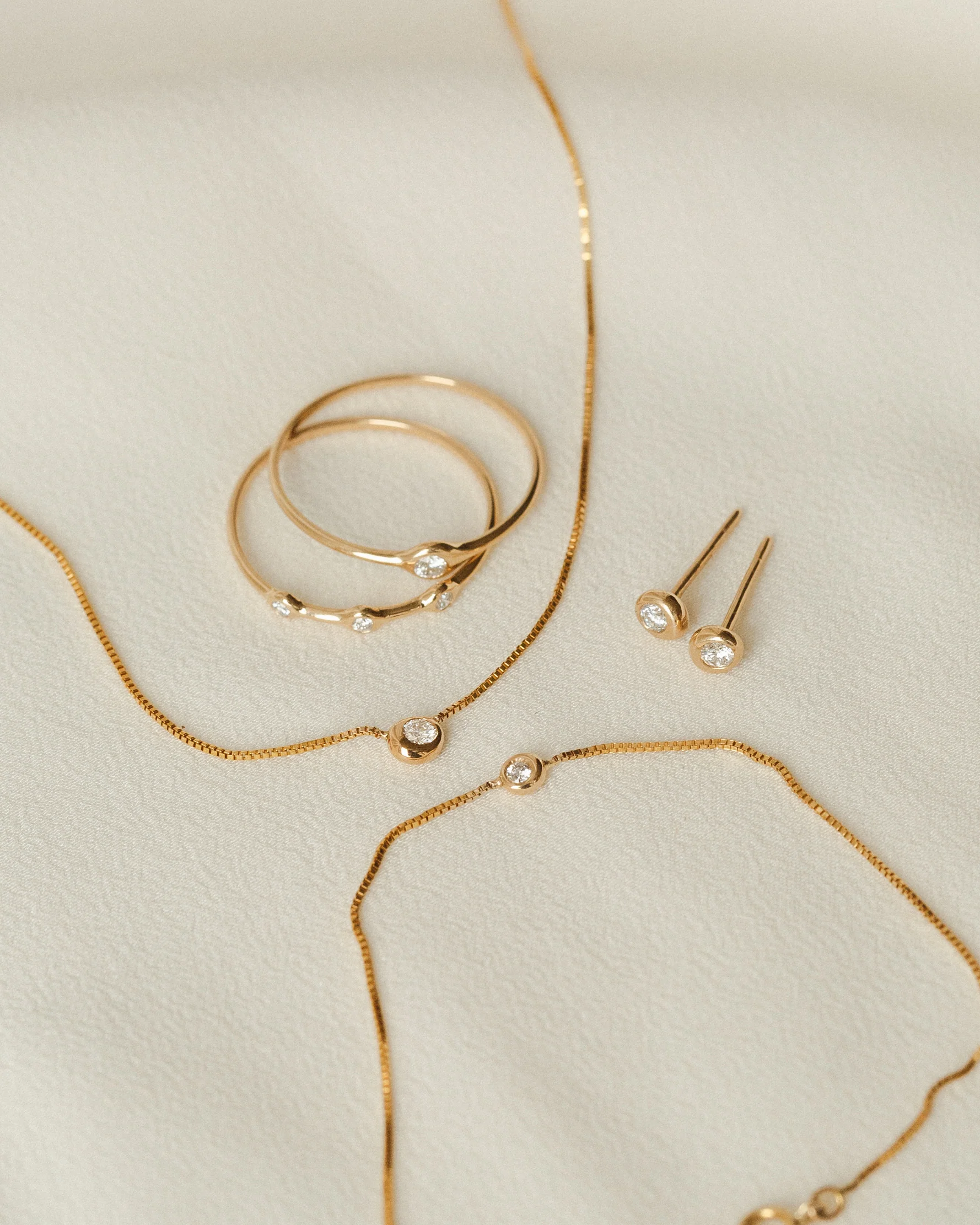 Gaia Diamond Solitaire Necklace - Image 4