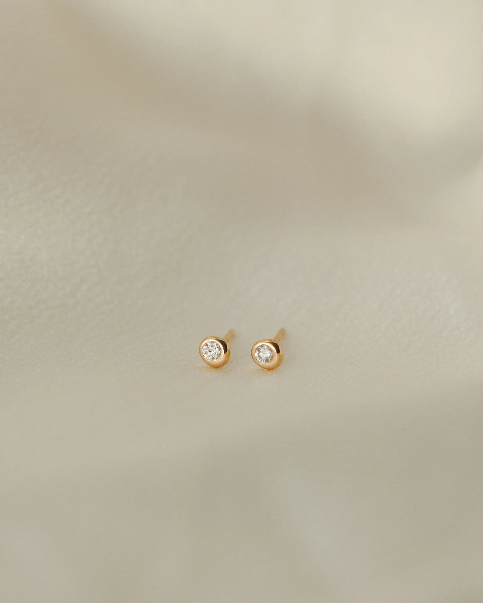 Gaia Diamond Solitaire Studs - Image 3