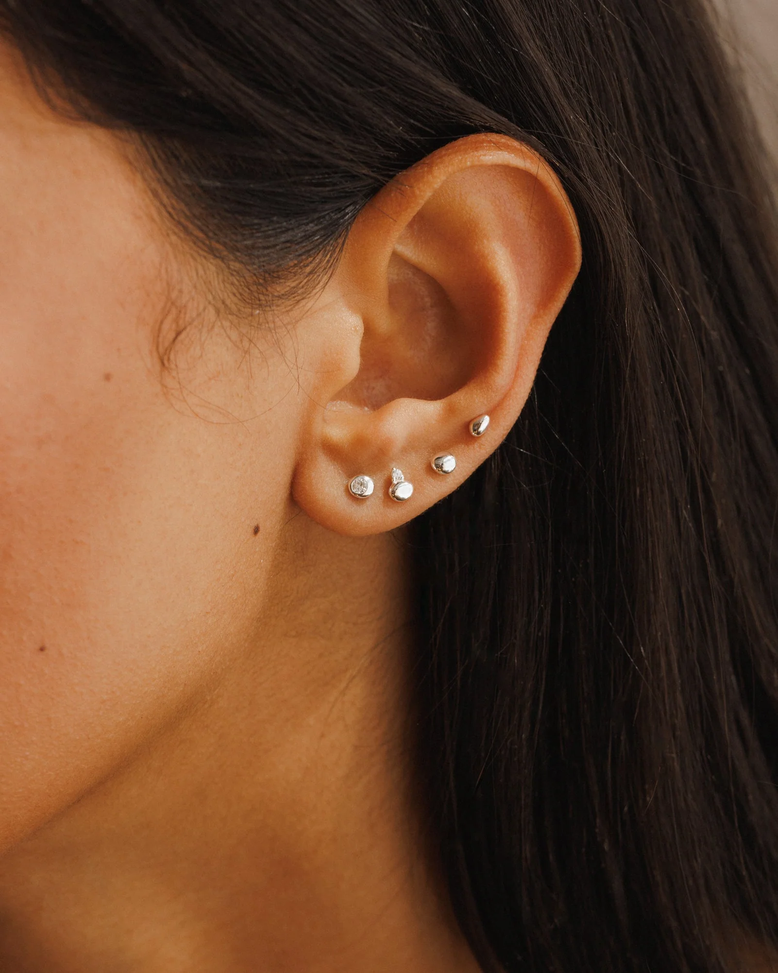 Gaia Diamond Solitaire Studs - Image 6