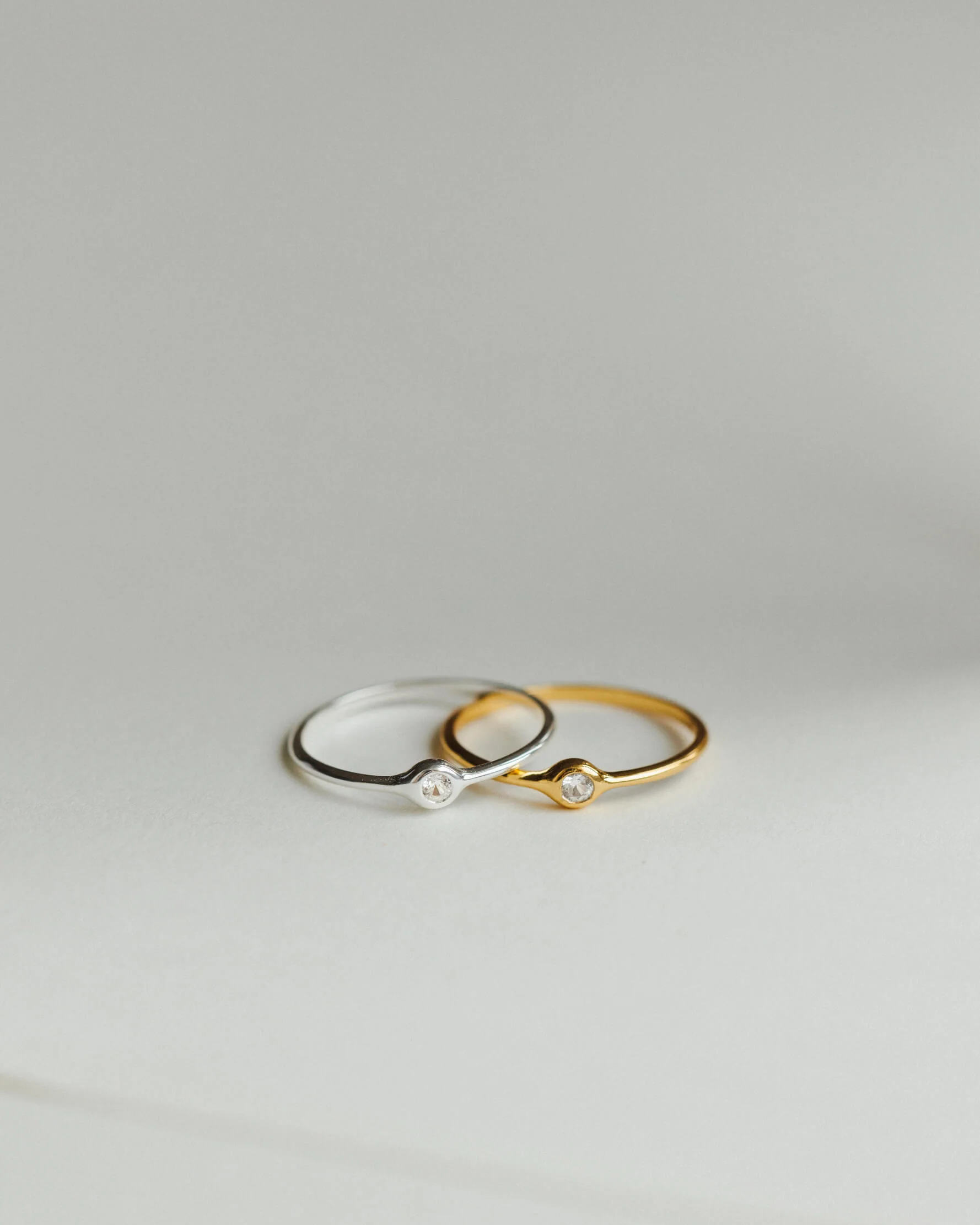 Gaia White Sapphire Solitaire Ring - Image 8