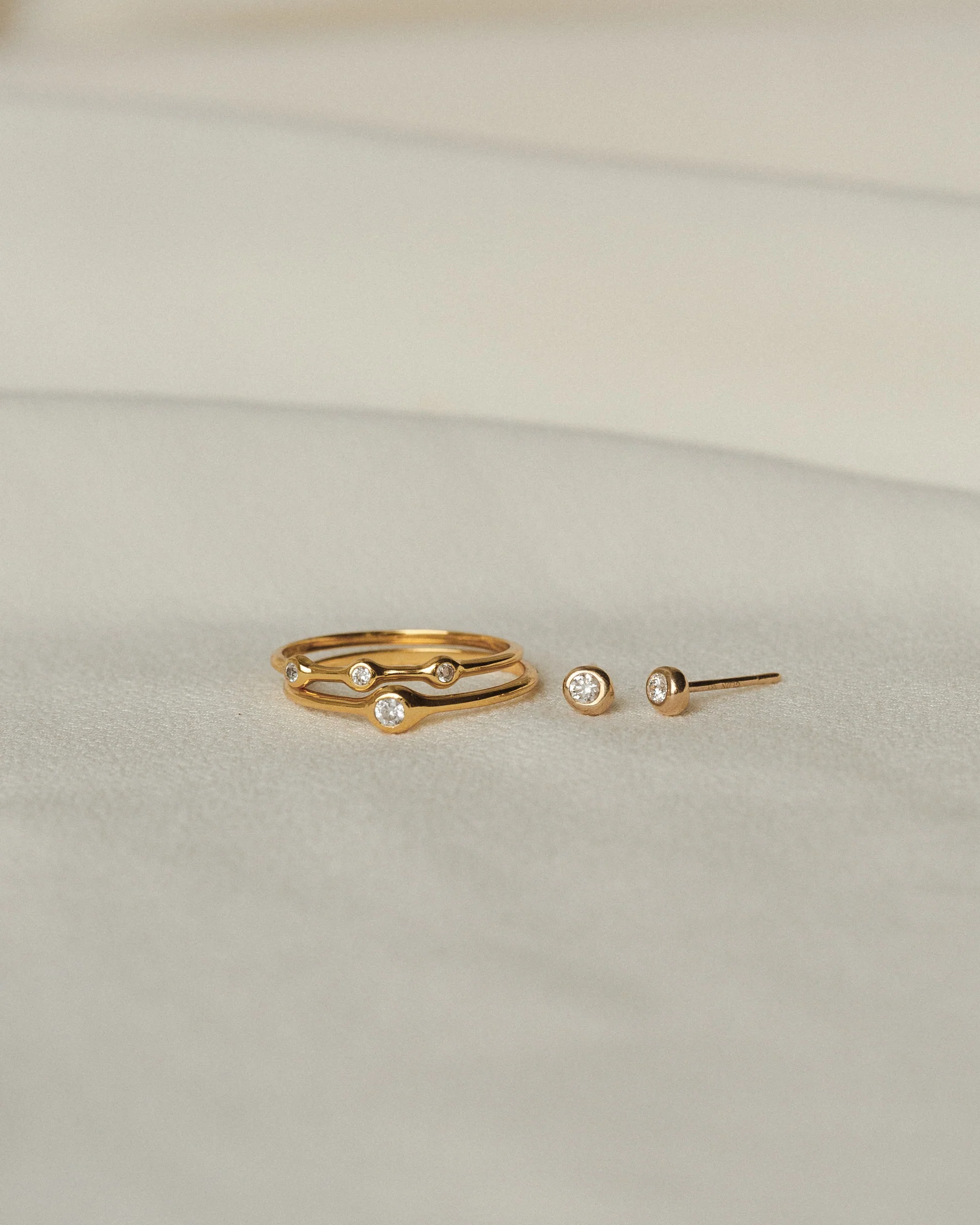 Gaia White Sapphire Solitaire Ring - Image 6