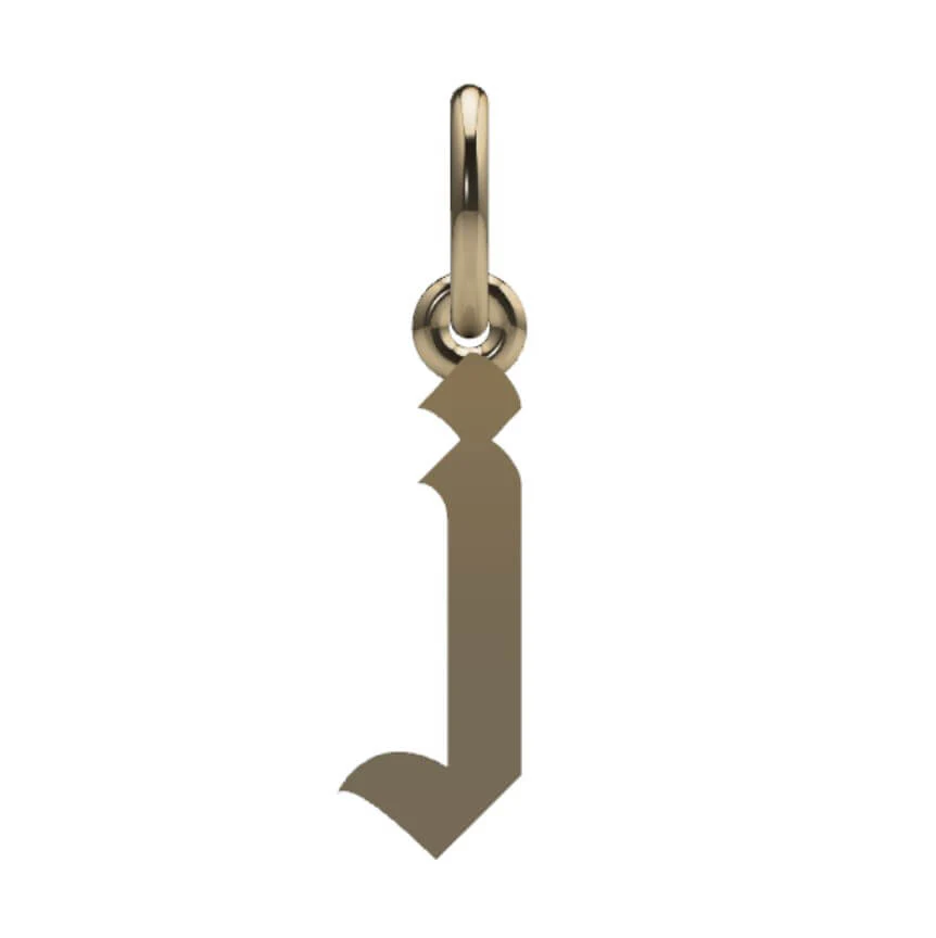 Gothic Initial Pendant - Image 20
