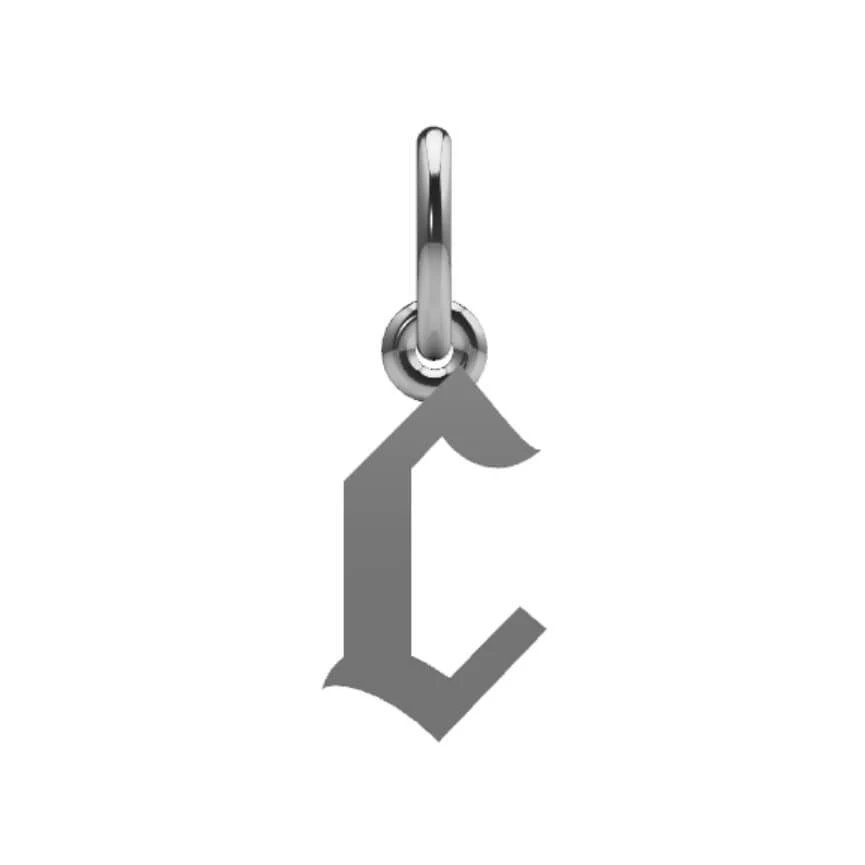 Gothic Initial Pendant - Image 39