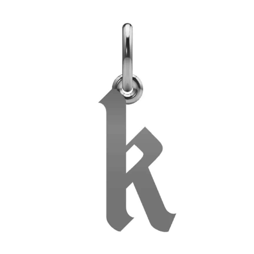 Gothic Initial Pendant - Image 47