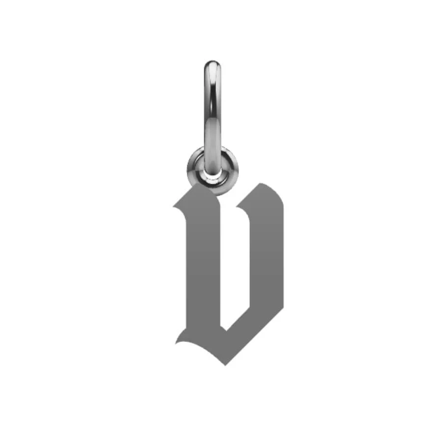 Gothic Initial Pendant - Image 58