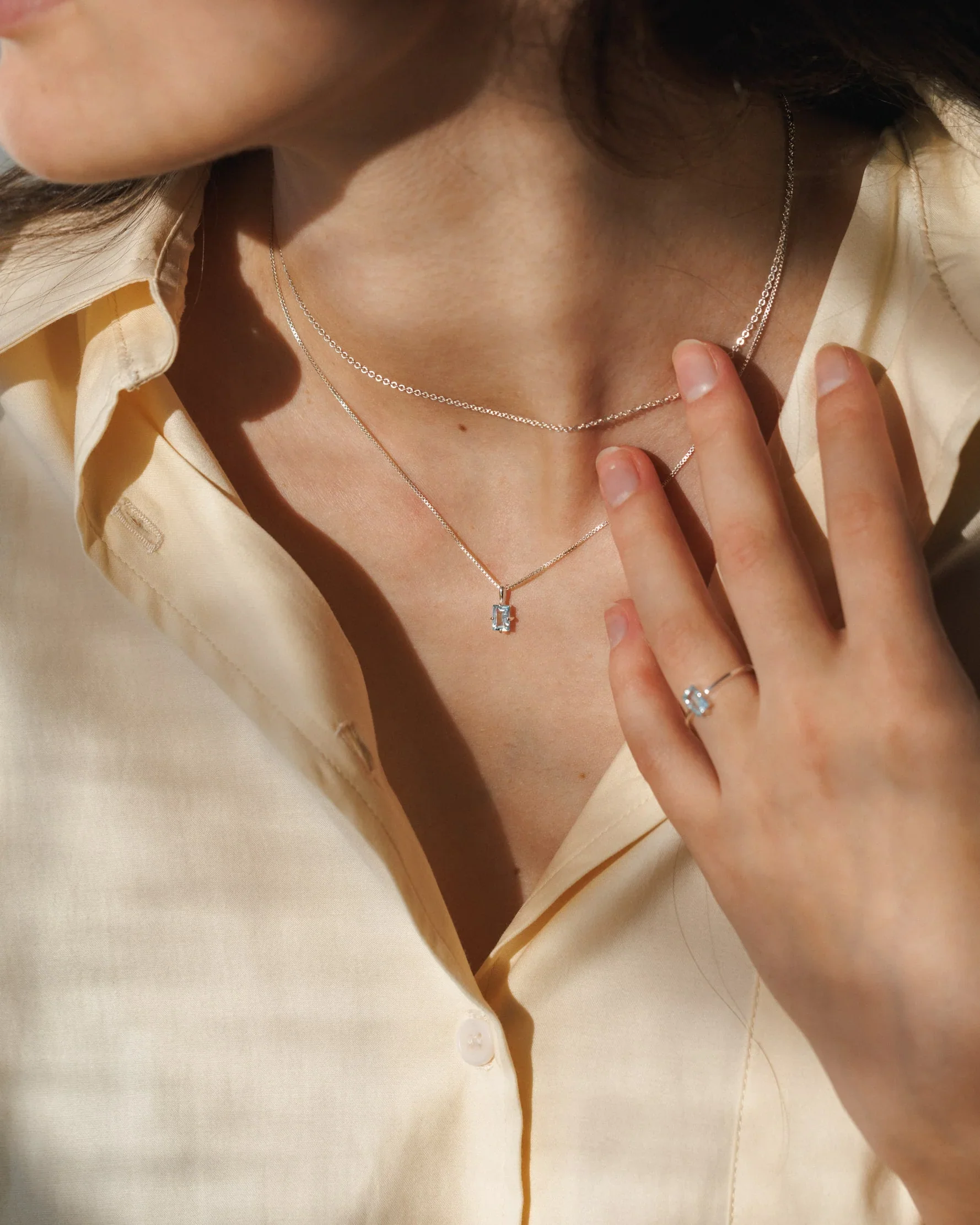 Grand Baguette Necklace - Image 7