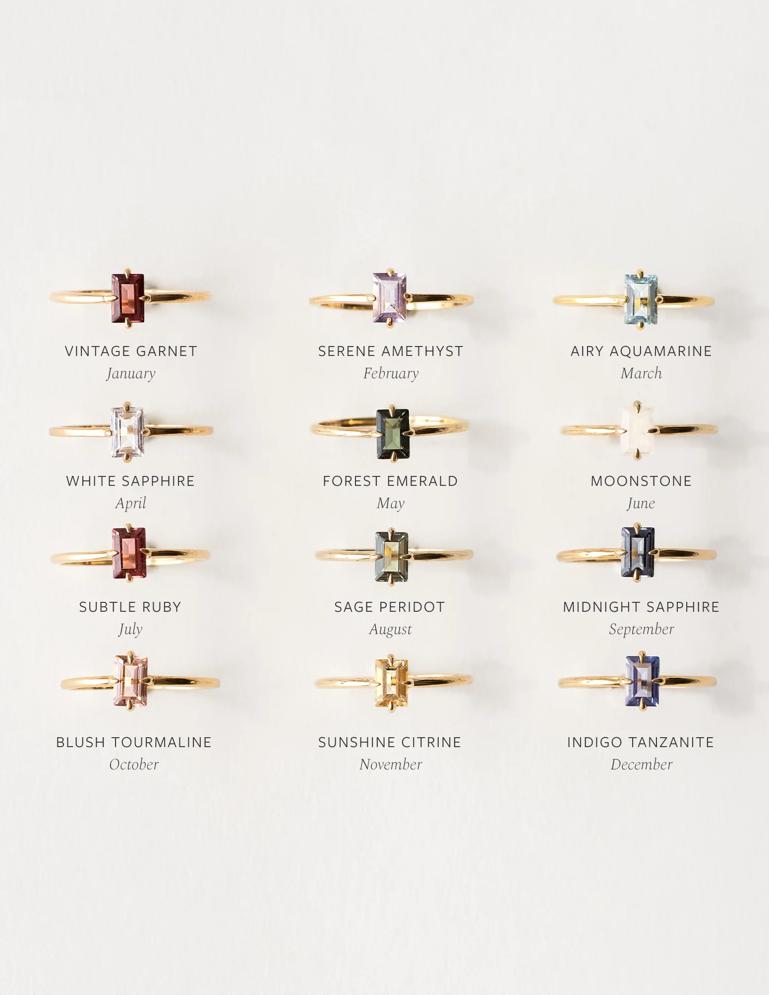 Solid Gold Grand Baguette Ring - Image 5