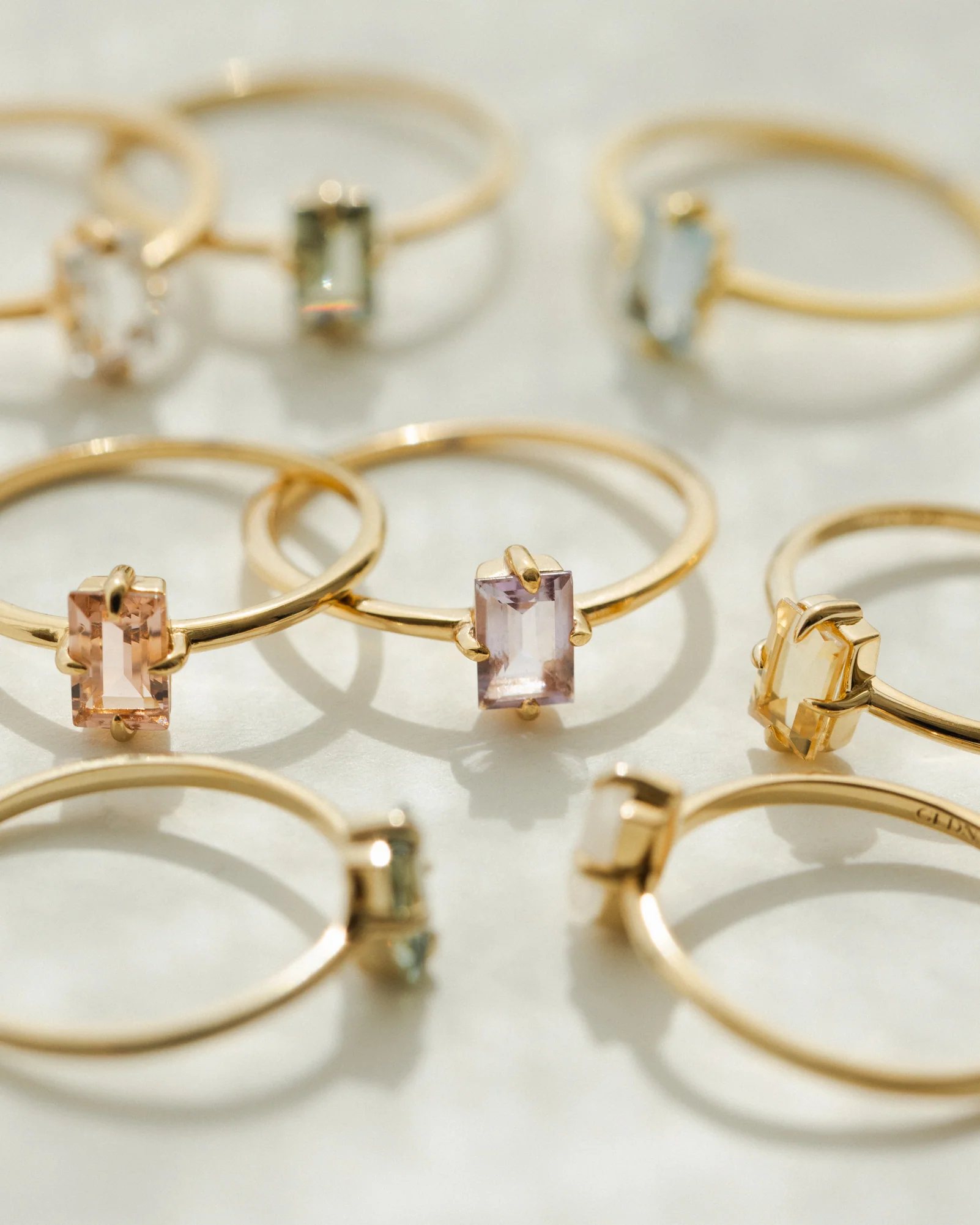 Solid Gold Grand Baguette Ring - Image 8