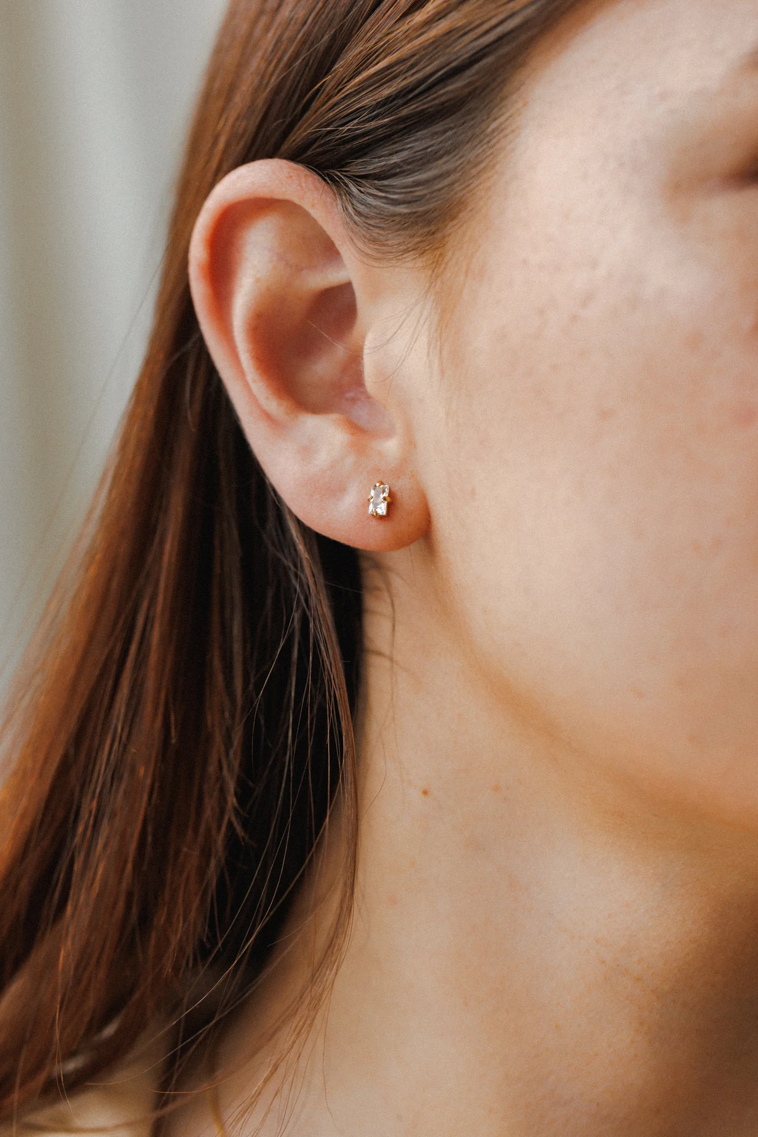 Grand Baguette Studs - Image 2