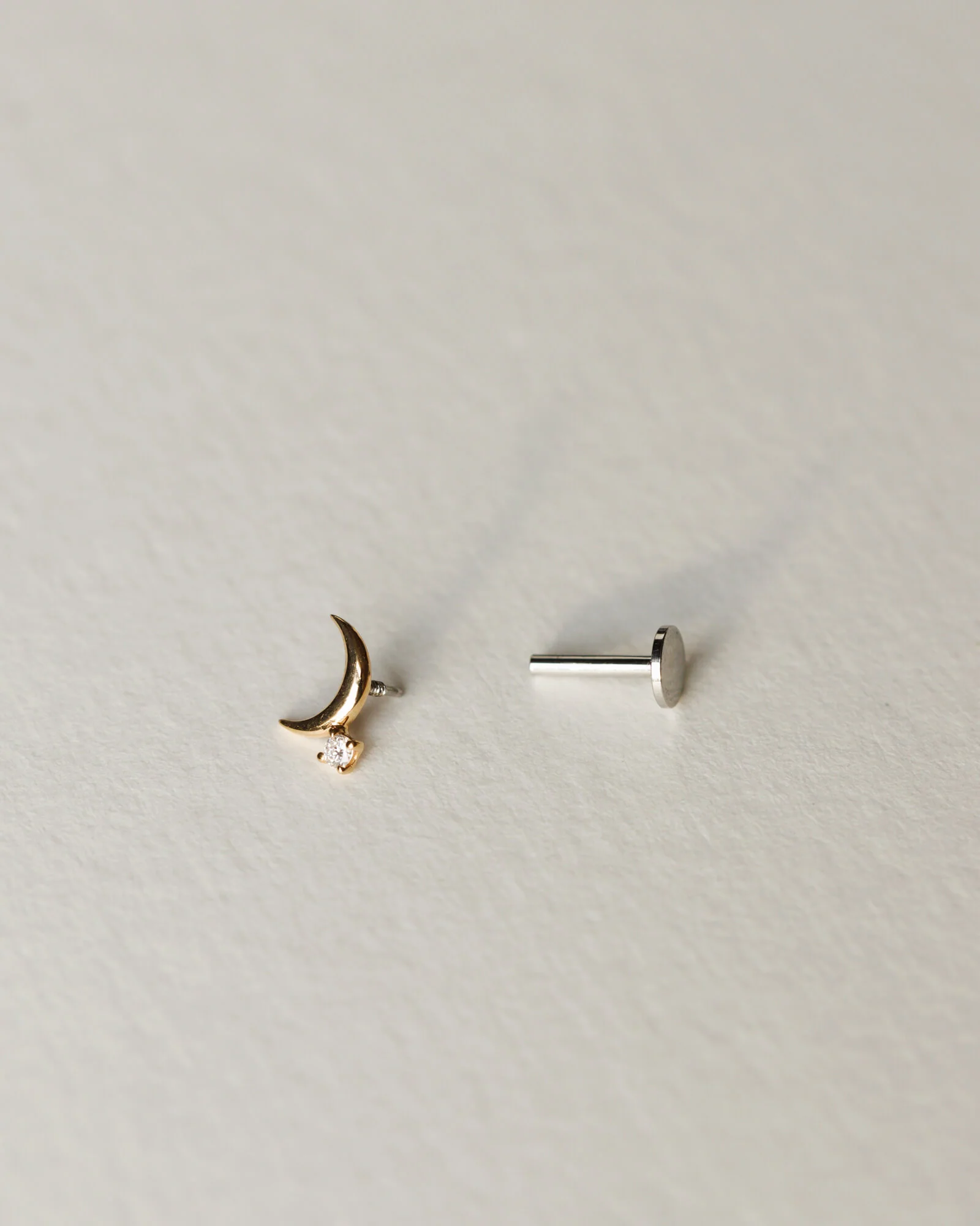 Luna Diamond Flatback Studs - Image 5
