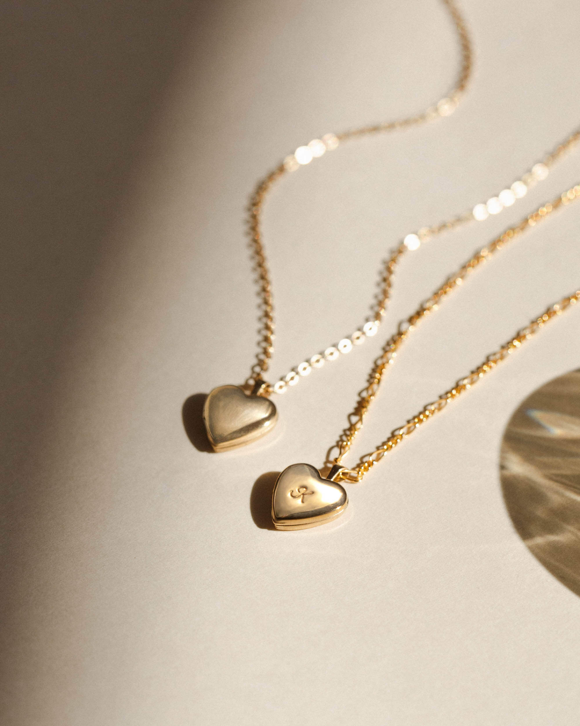 Micro Heart Locket Necklace - Image 6