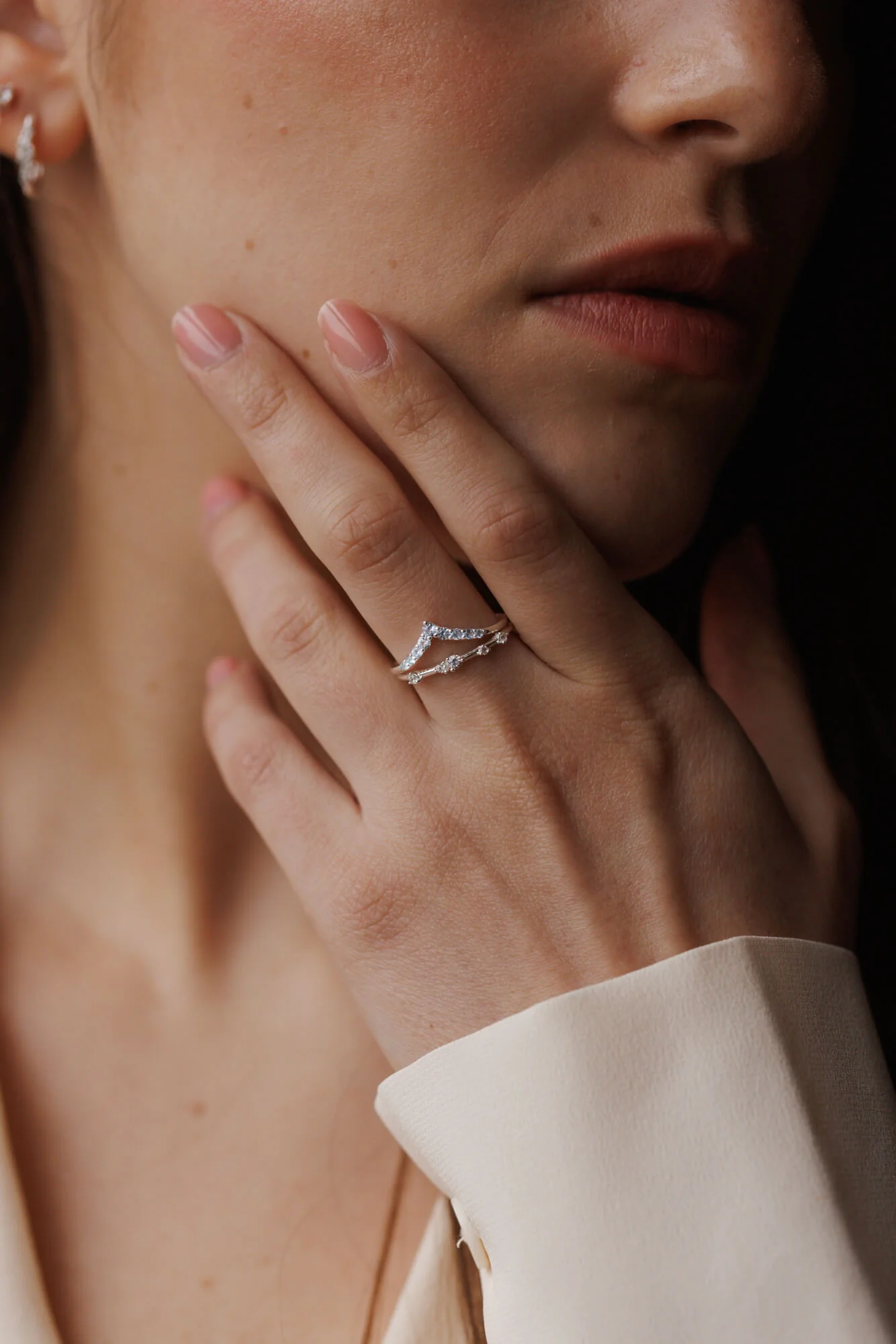 Moonlit Stacking Ring - Image 5