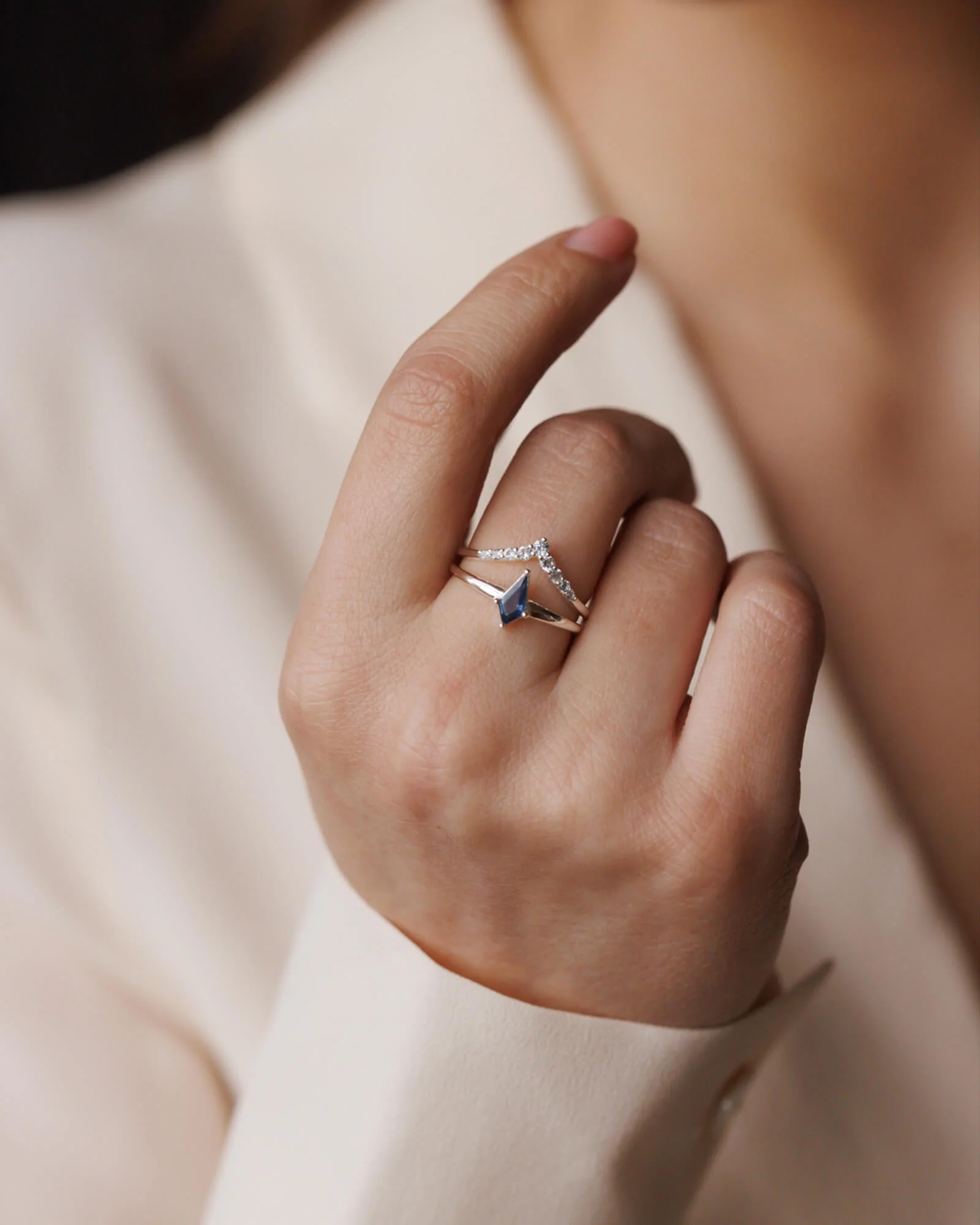 Moonlit Stacking Ring - Image 8