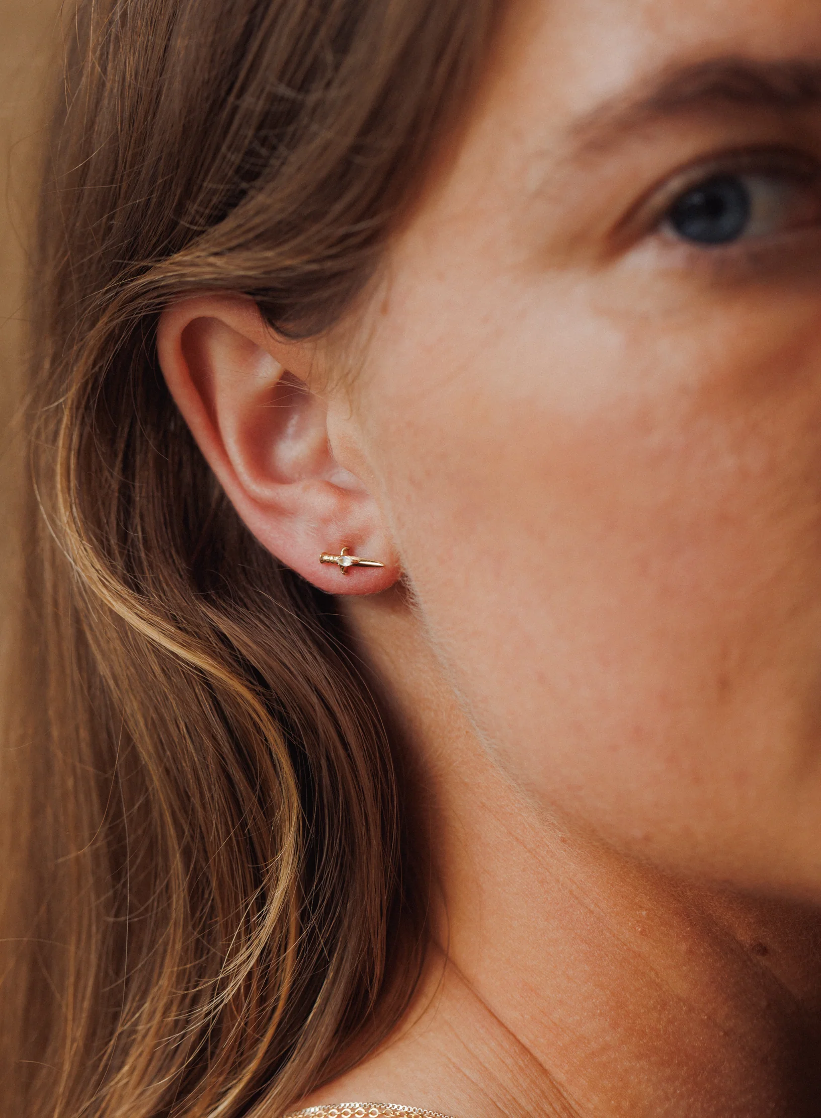 Moonstone Dagger Studs - Image 3