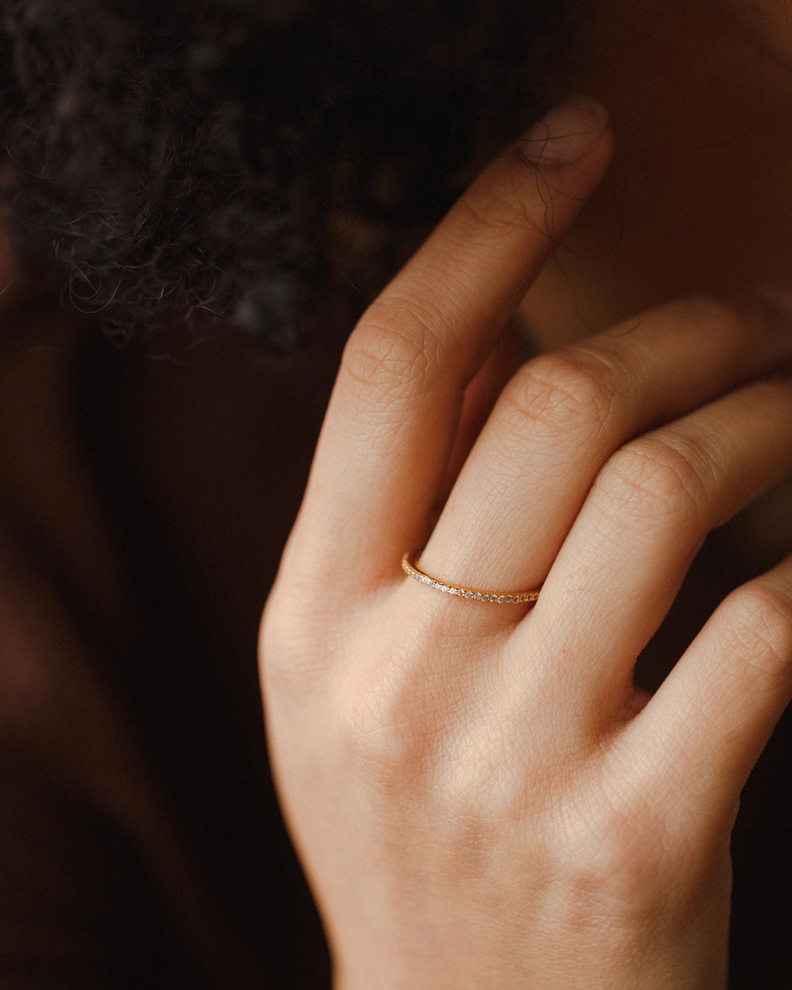 Odessa White Sapphire Ring - Image 6