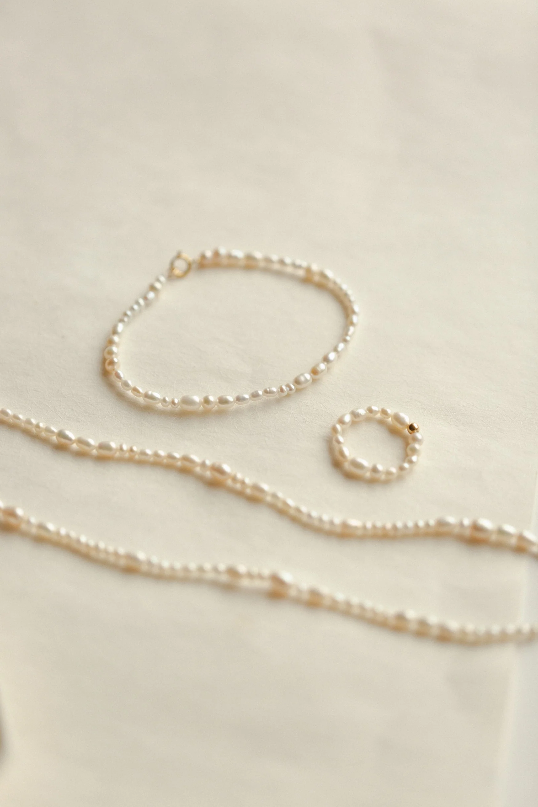 Organic Pearl Strand Bracelet - Image 5