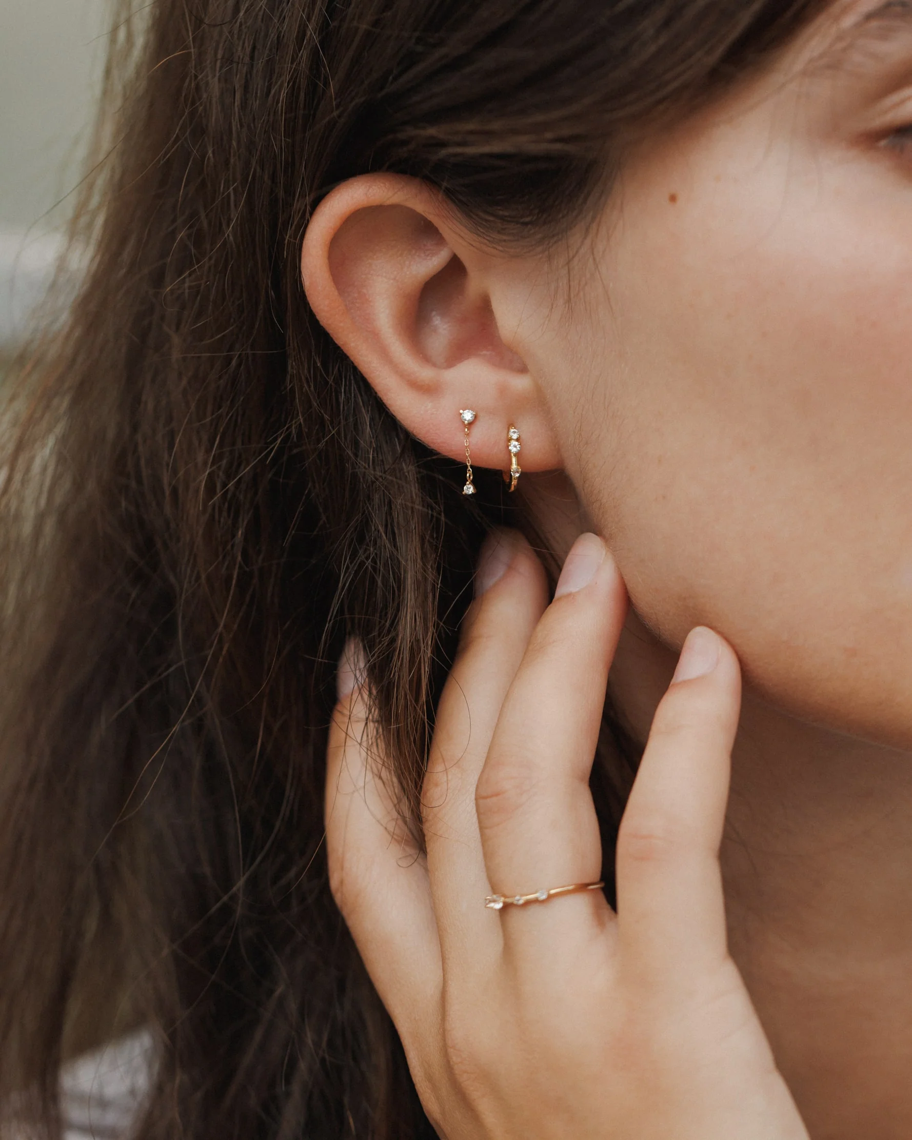 Orion Diamond Hoops - Image 4