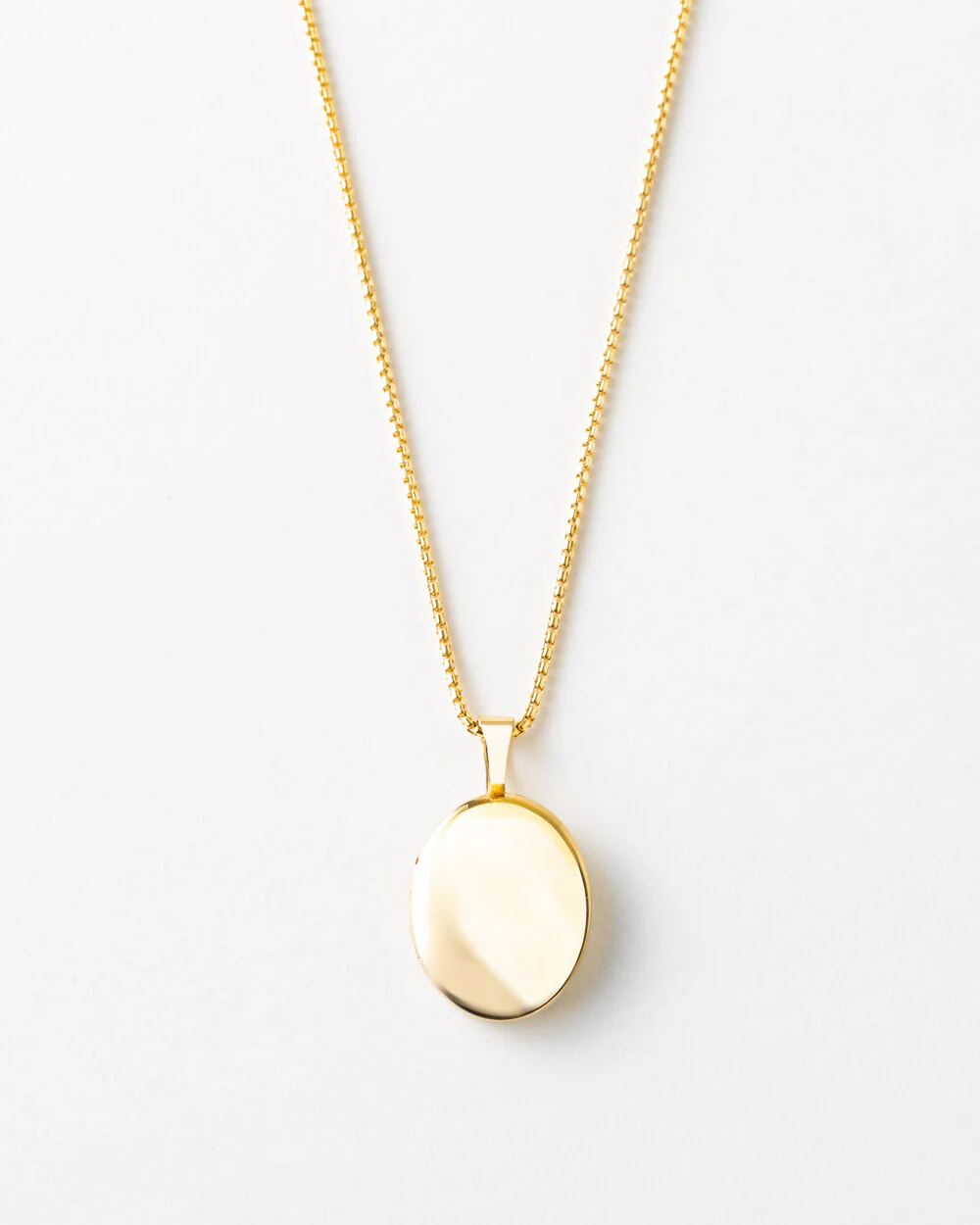 Oval Locket Necklace - Image 3