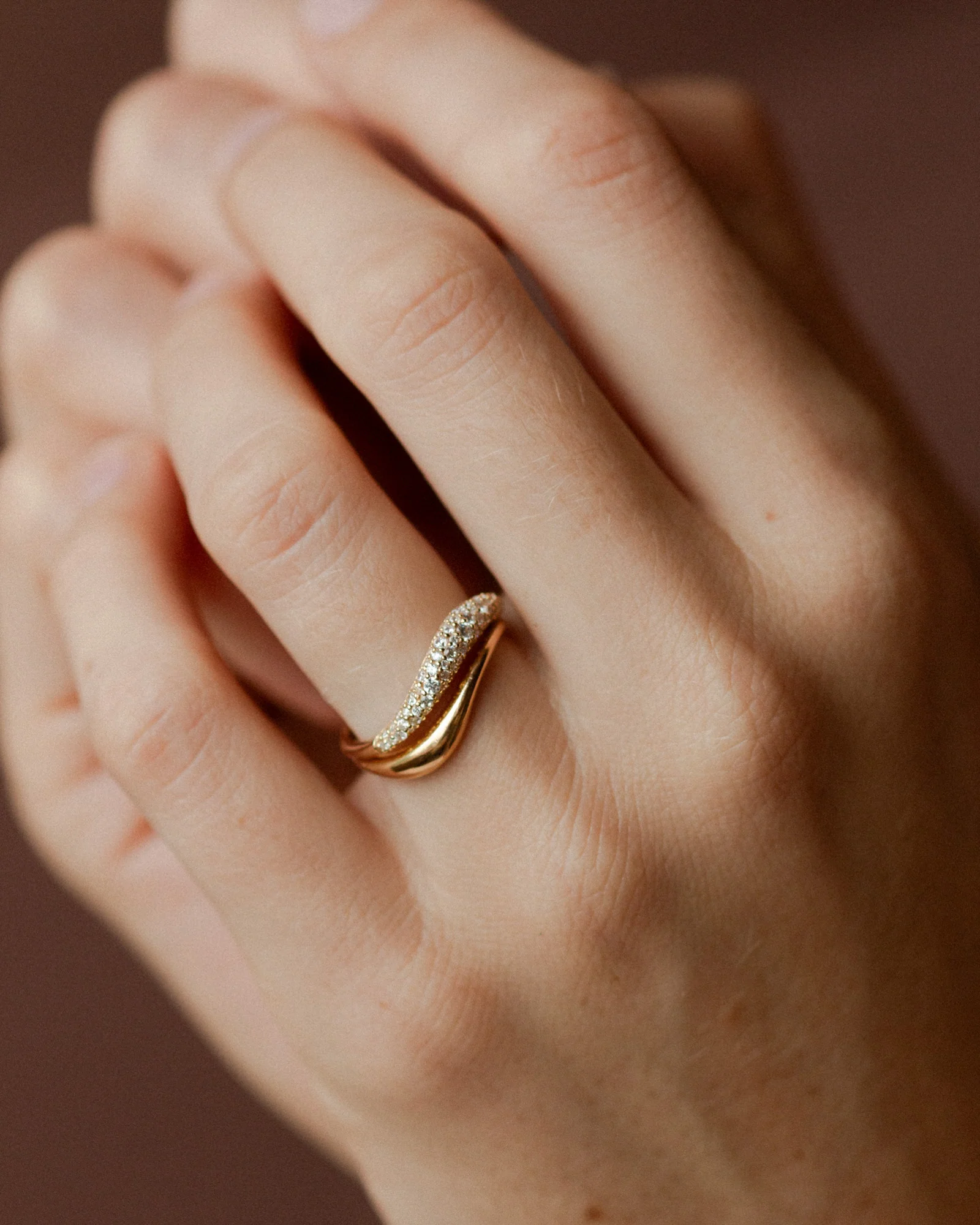 Pavé Flow Ring Set - Image 3