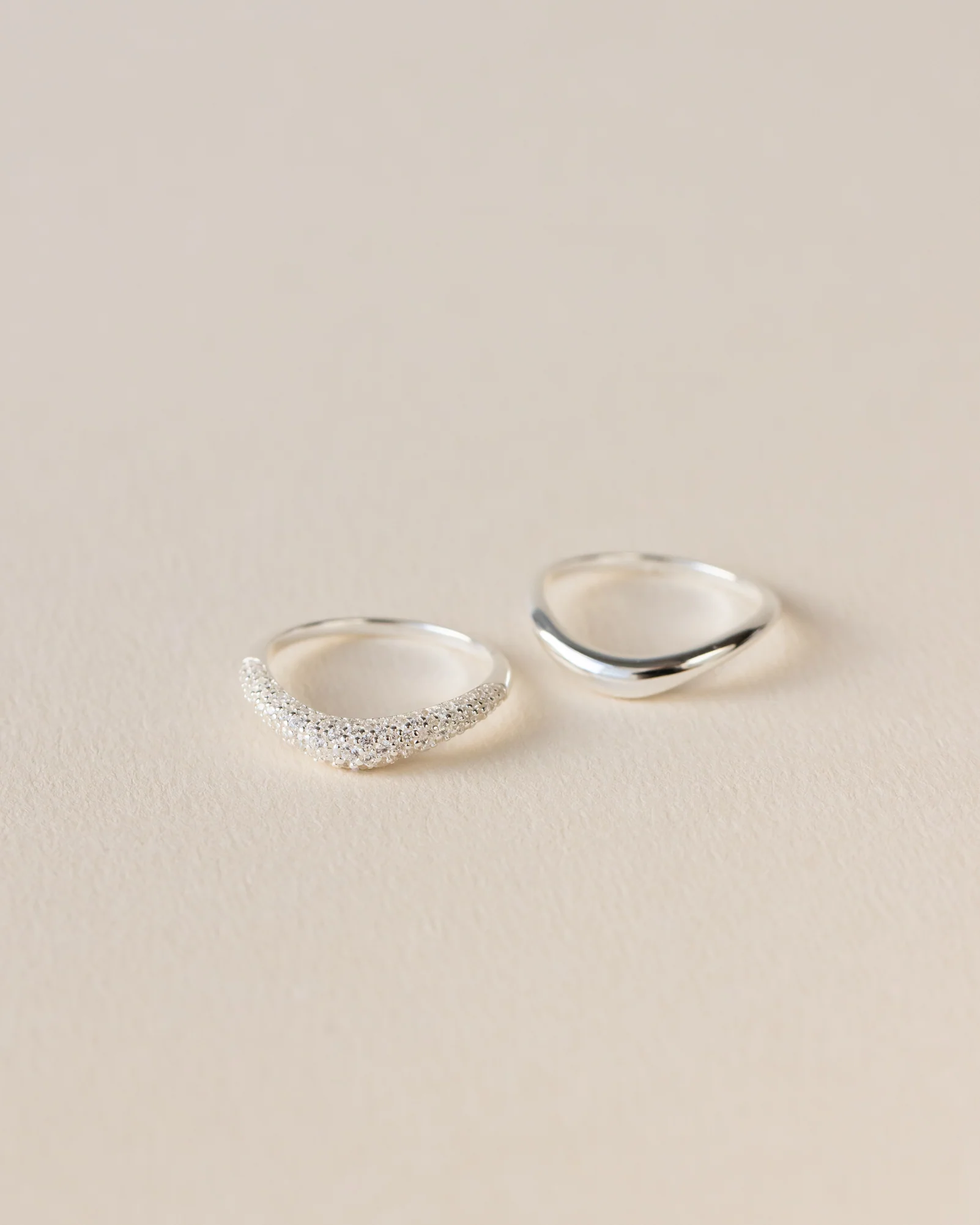 Pavé Flow Ring Set - Image 7