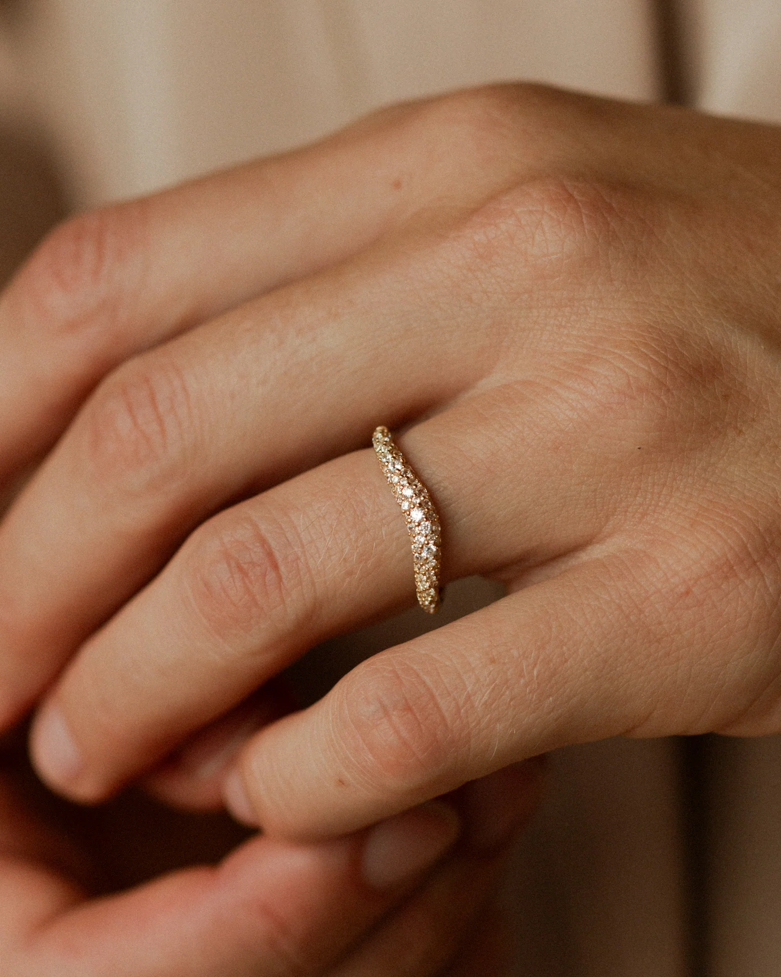 Pavé Flow Ring Set - Image 8
