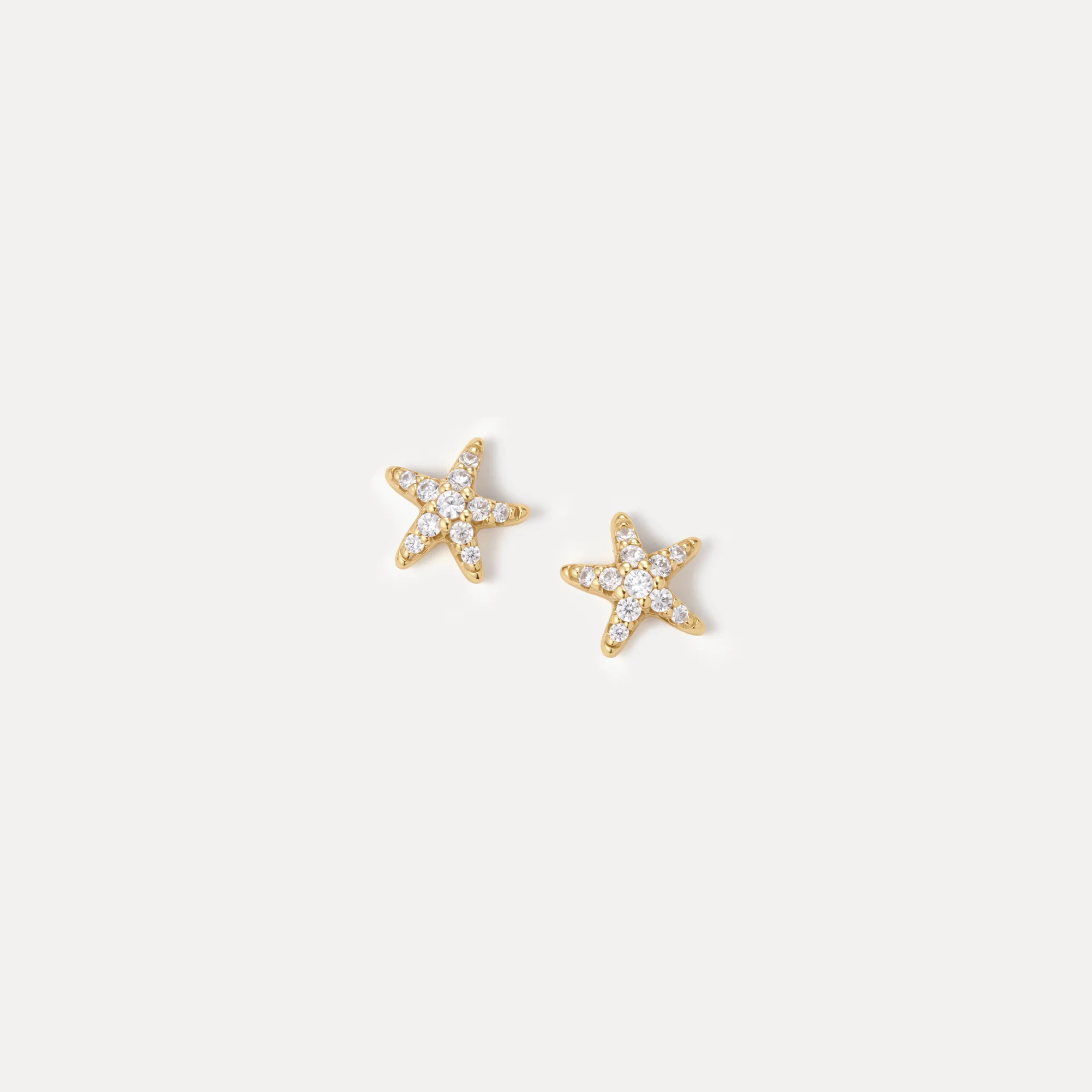 Pavé Sea Star Studs