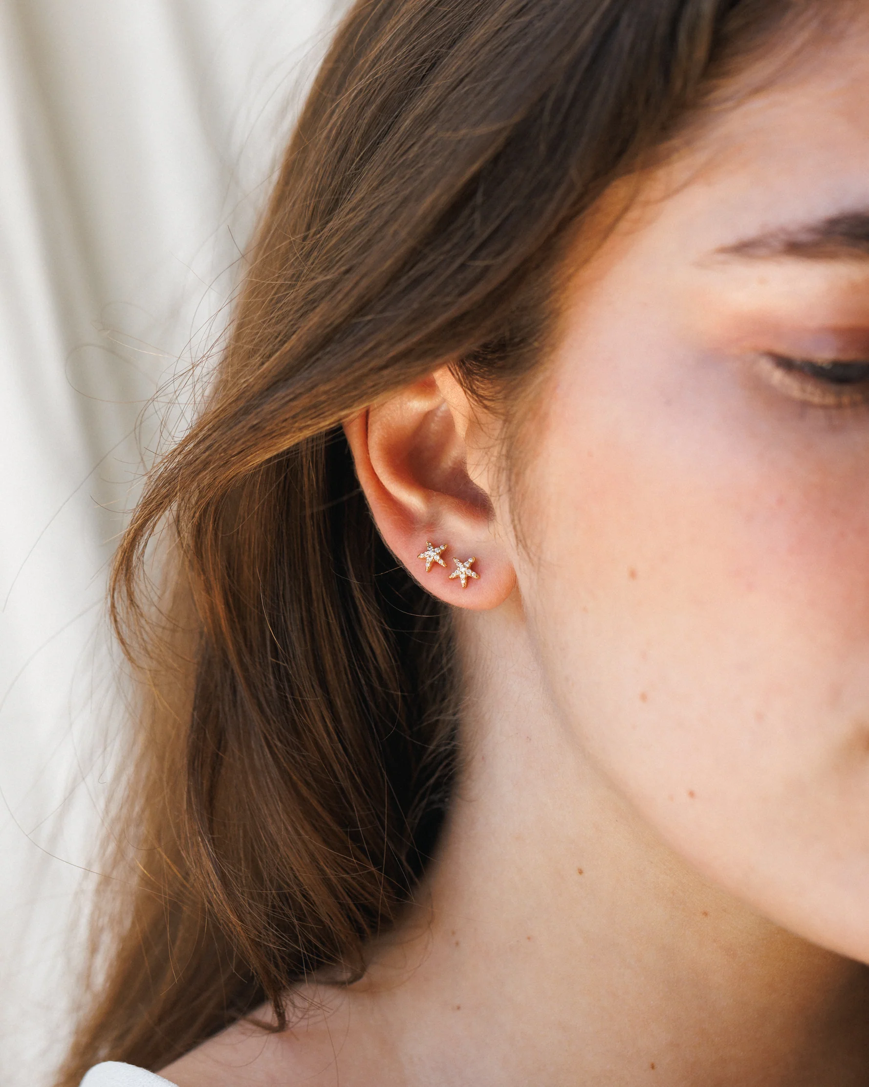 Pavé Sea Star Studs - Image 3