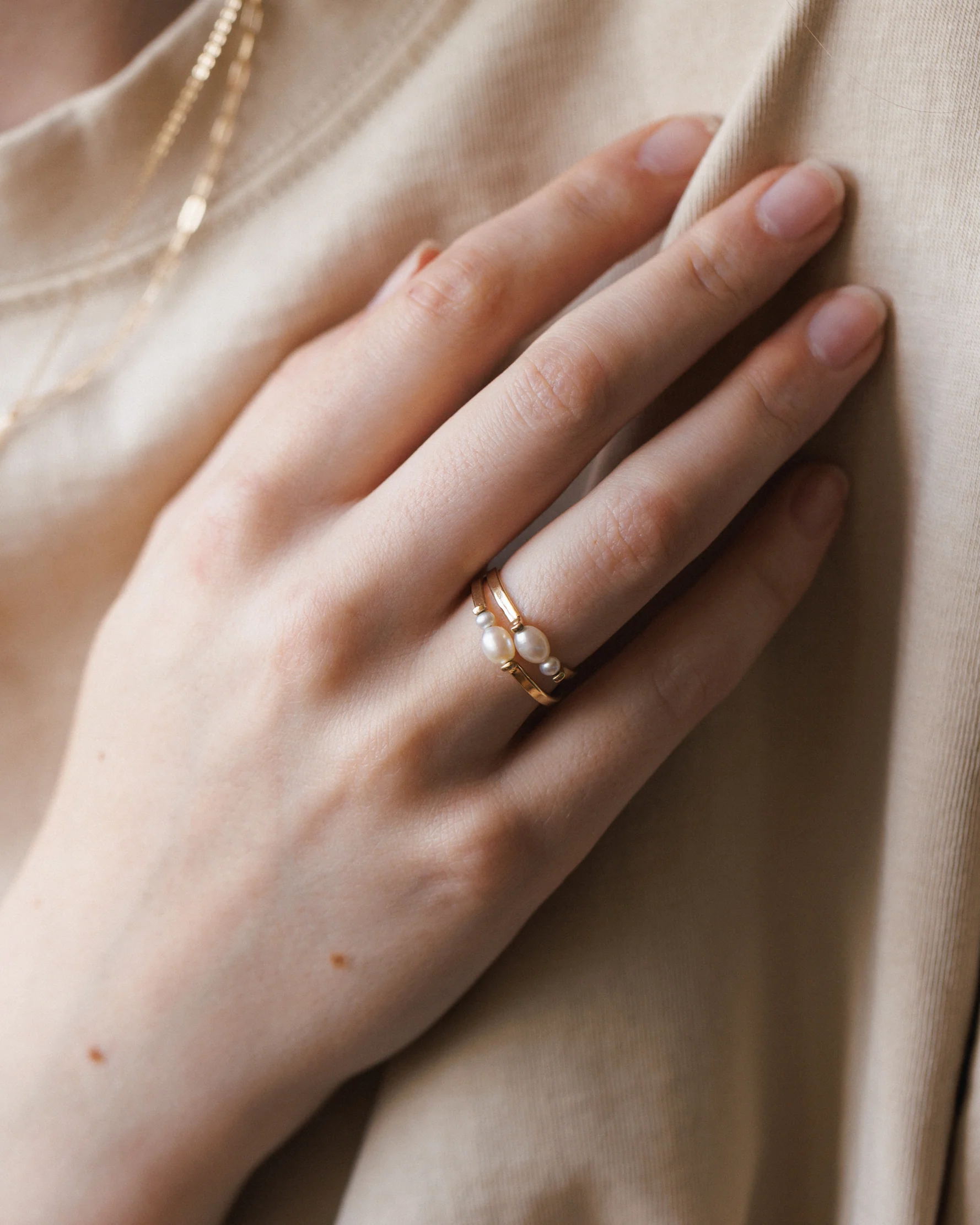 Pearl Bubble Ring - Image 6