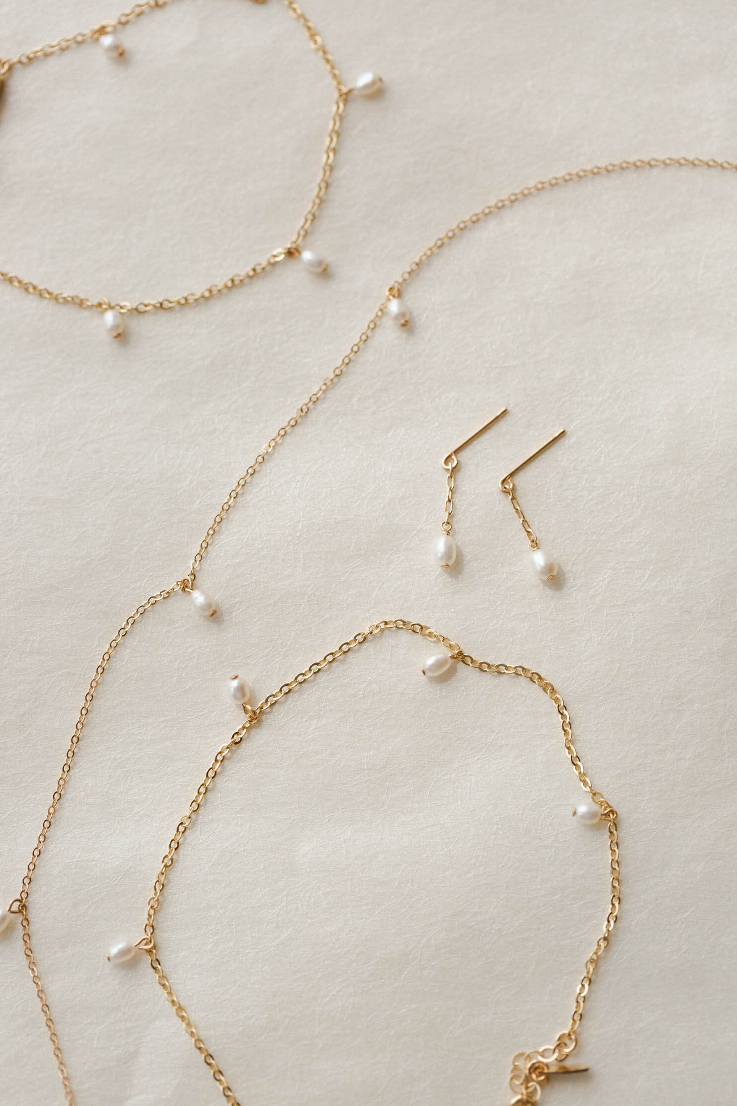 Pearl Droplet Earrings - Image 8