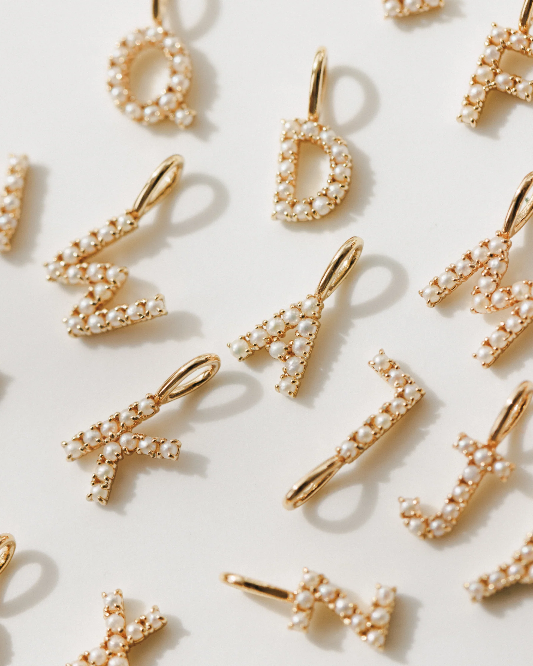 Pearl Initial Charm - Image 4
