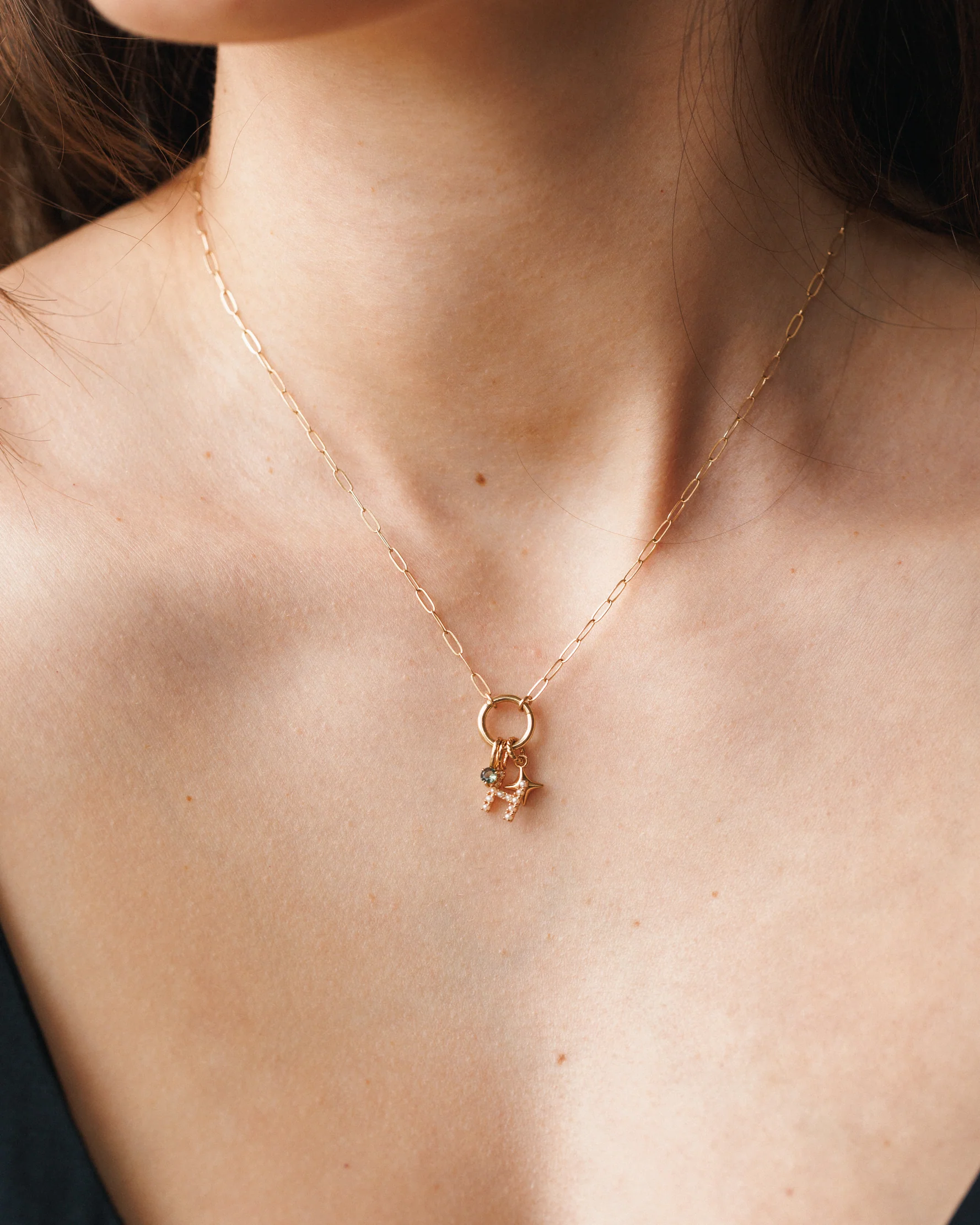 Pearl Initial Charm - Image 5