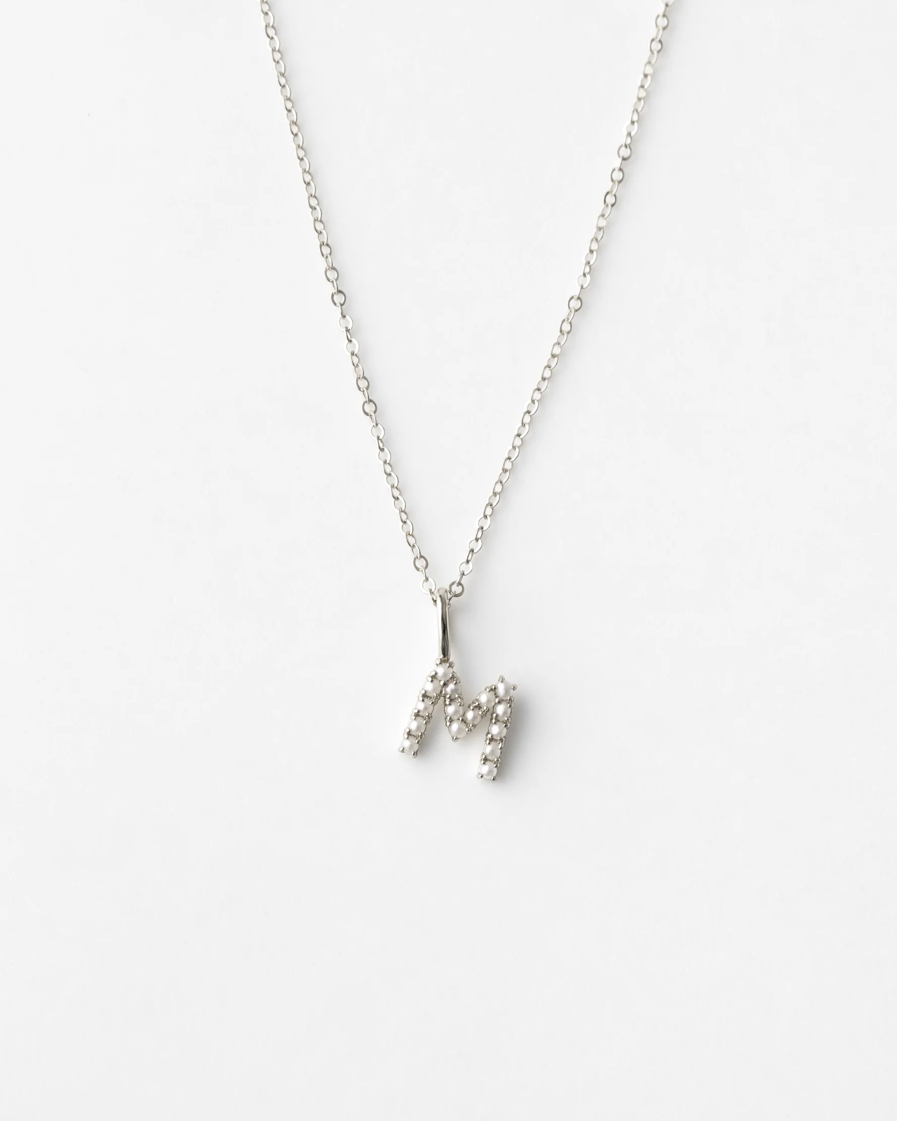 Pearl Initial Necklace - Image 2